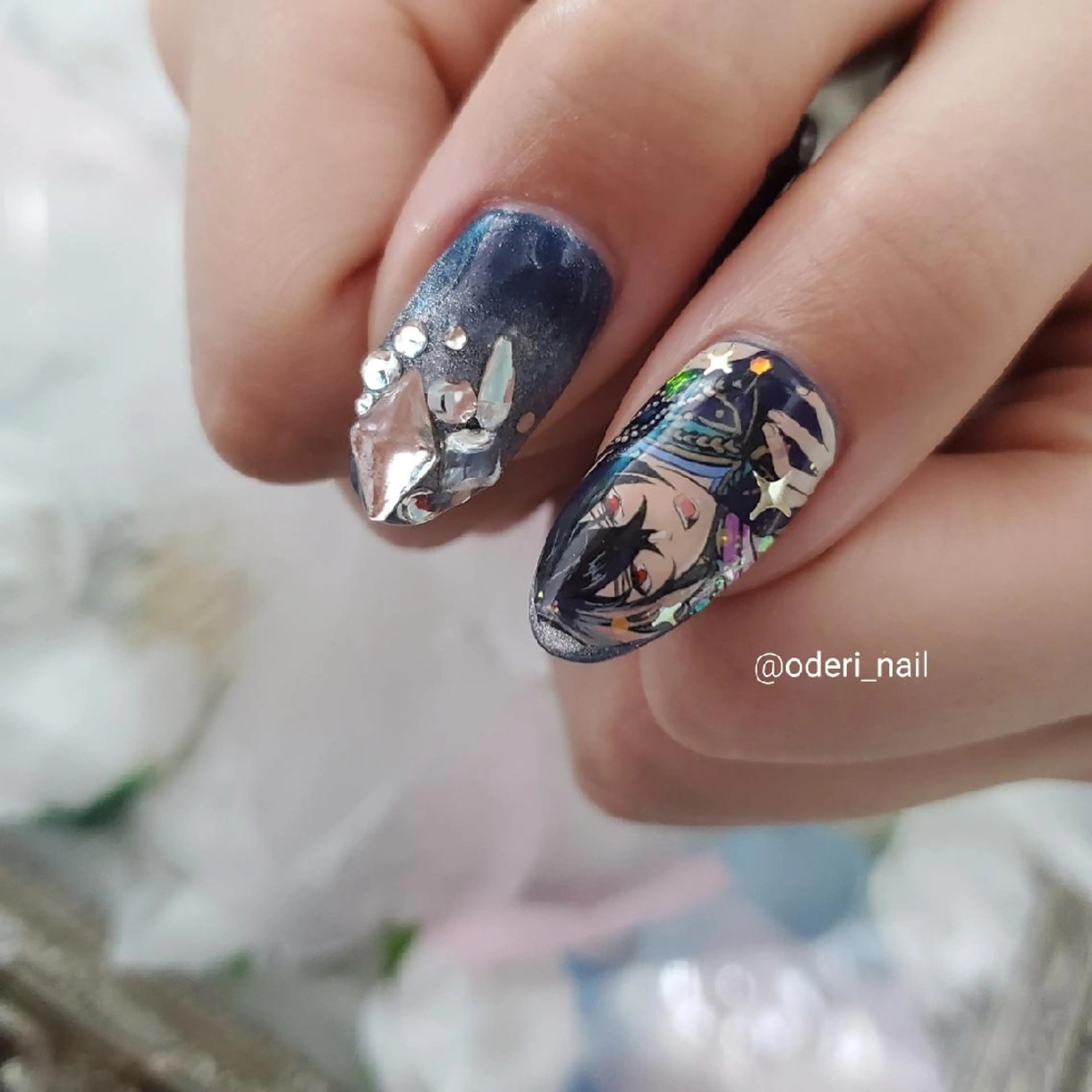 ネイル アートネイル ジェルネイル おで@ oderi_nailのネイルデザイン