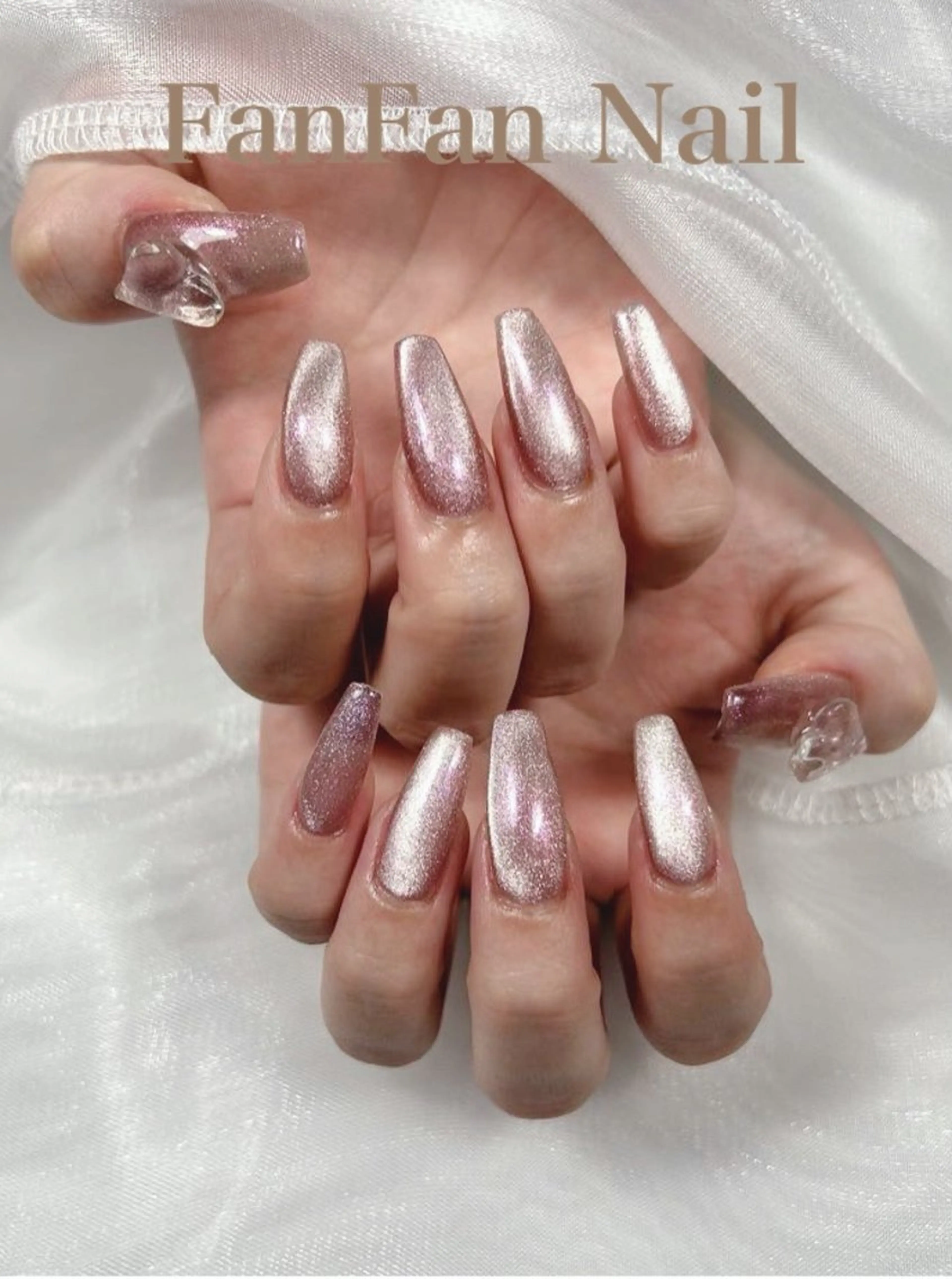 ネイル FanFan 長さ出し専門のネイルデザイン
