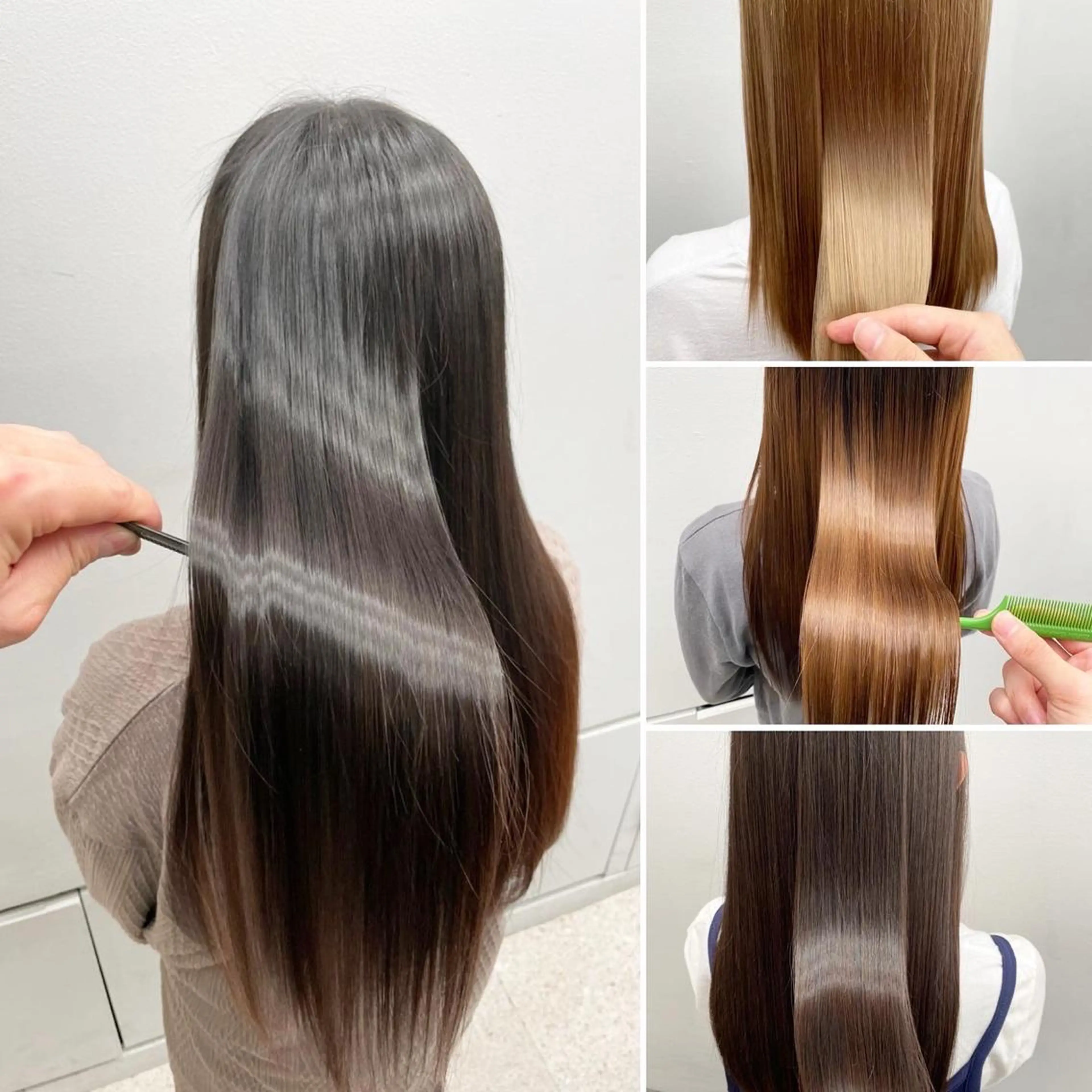 ロング 京都レイヤーカット/ 縮毛矯正/羽柴りくのヘアスタイル