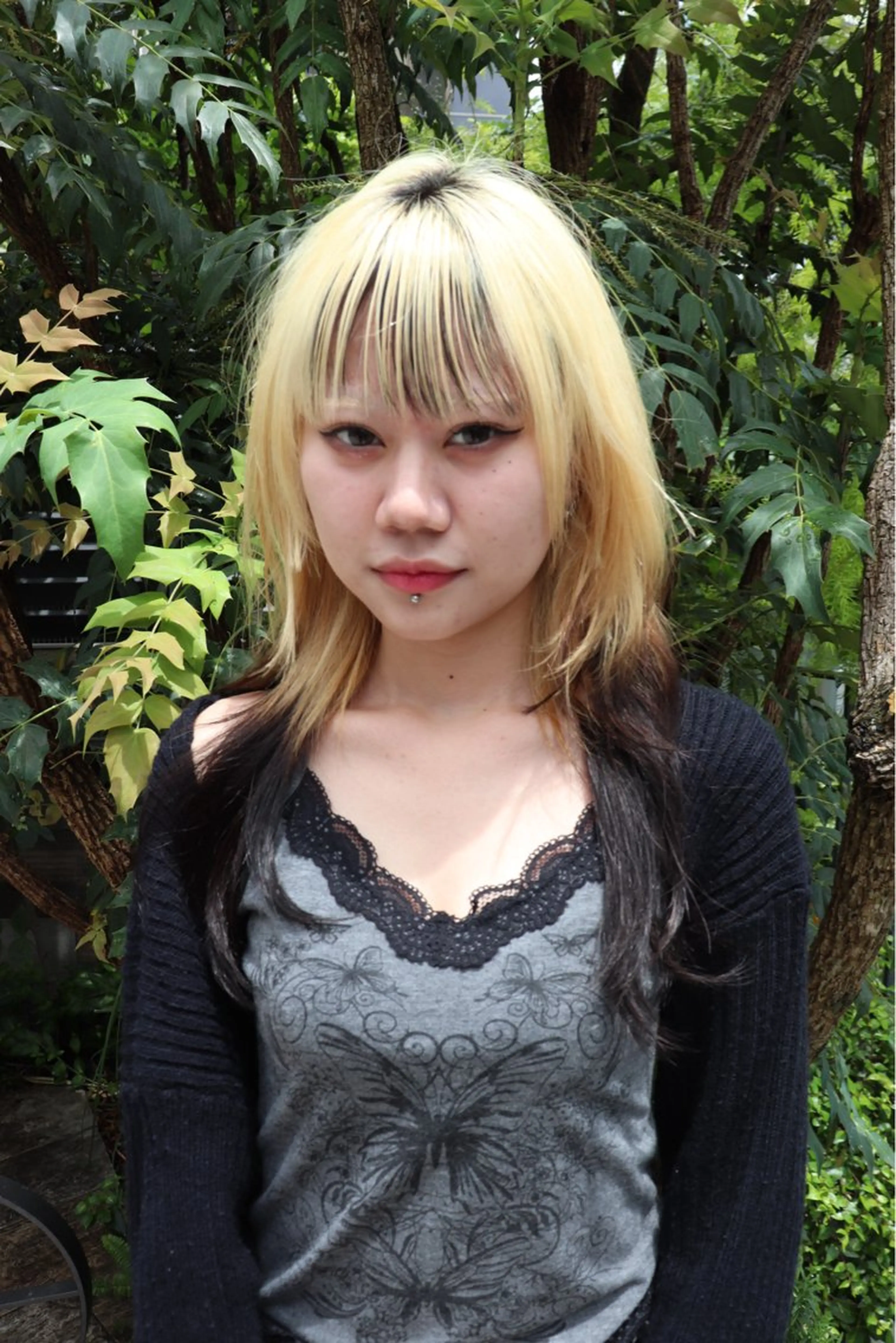 セミロング カラー @kyoniyy KYONIのヘアスタイル