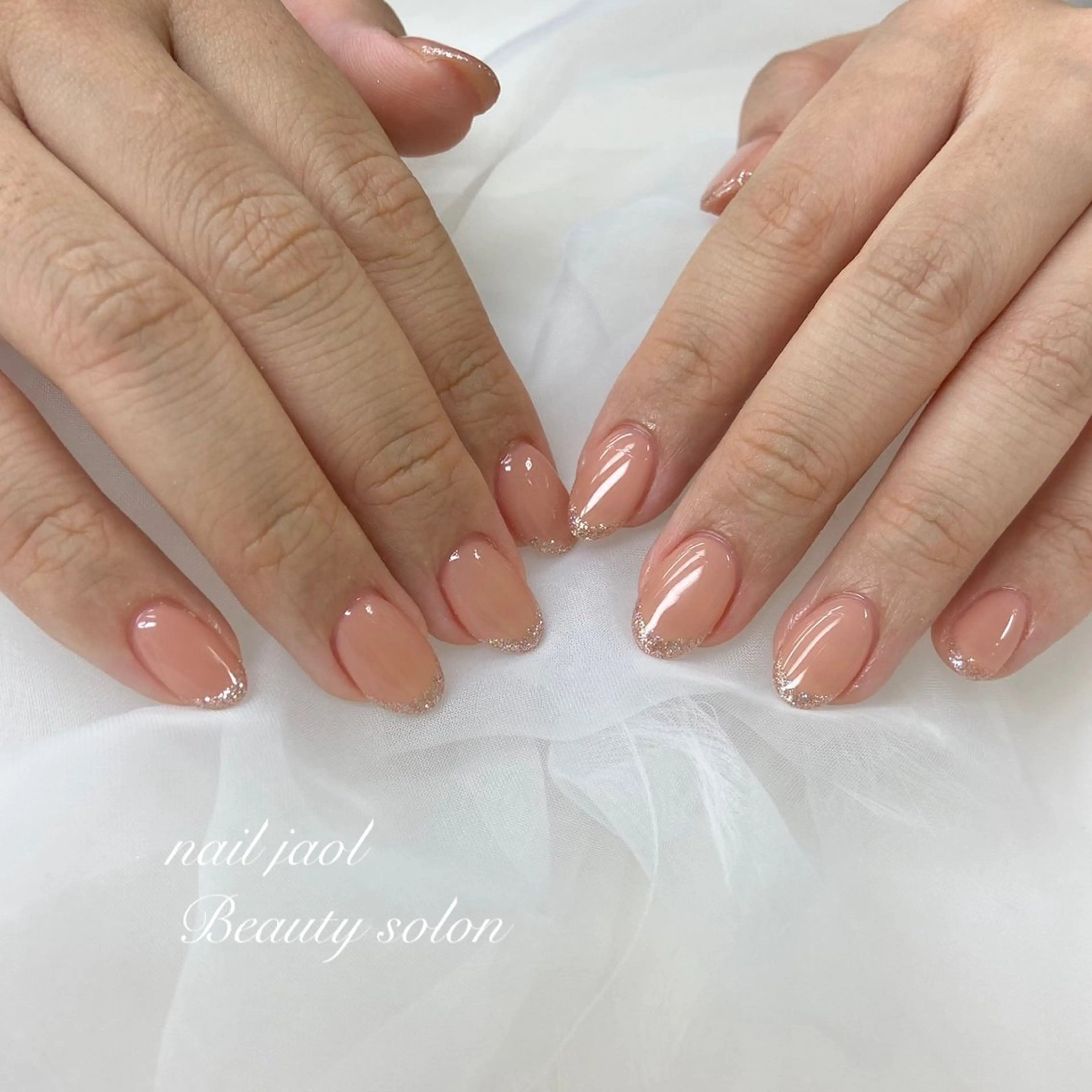 ショート 韓国風ヘア ハンドネイル nail jaol池袋店所属・ネイルJaol 池袋のネイルデザイン