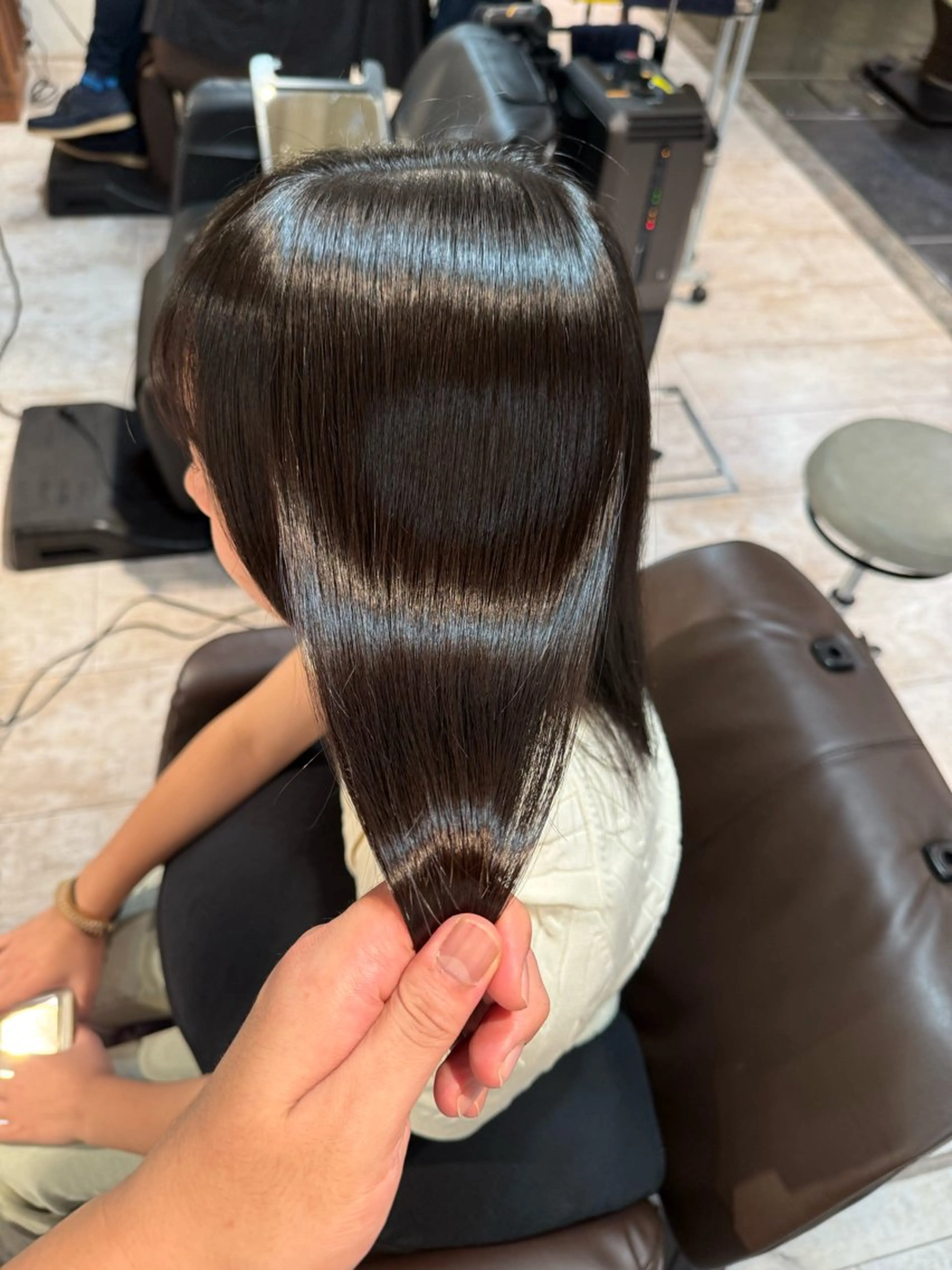 ロング カット 縮毛矯正 トリートメント 髪質改善/縮毛矯正 砂原一博のヘアスタイル