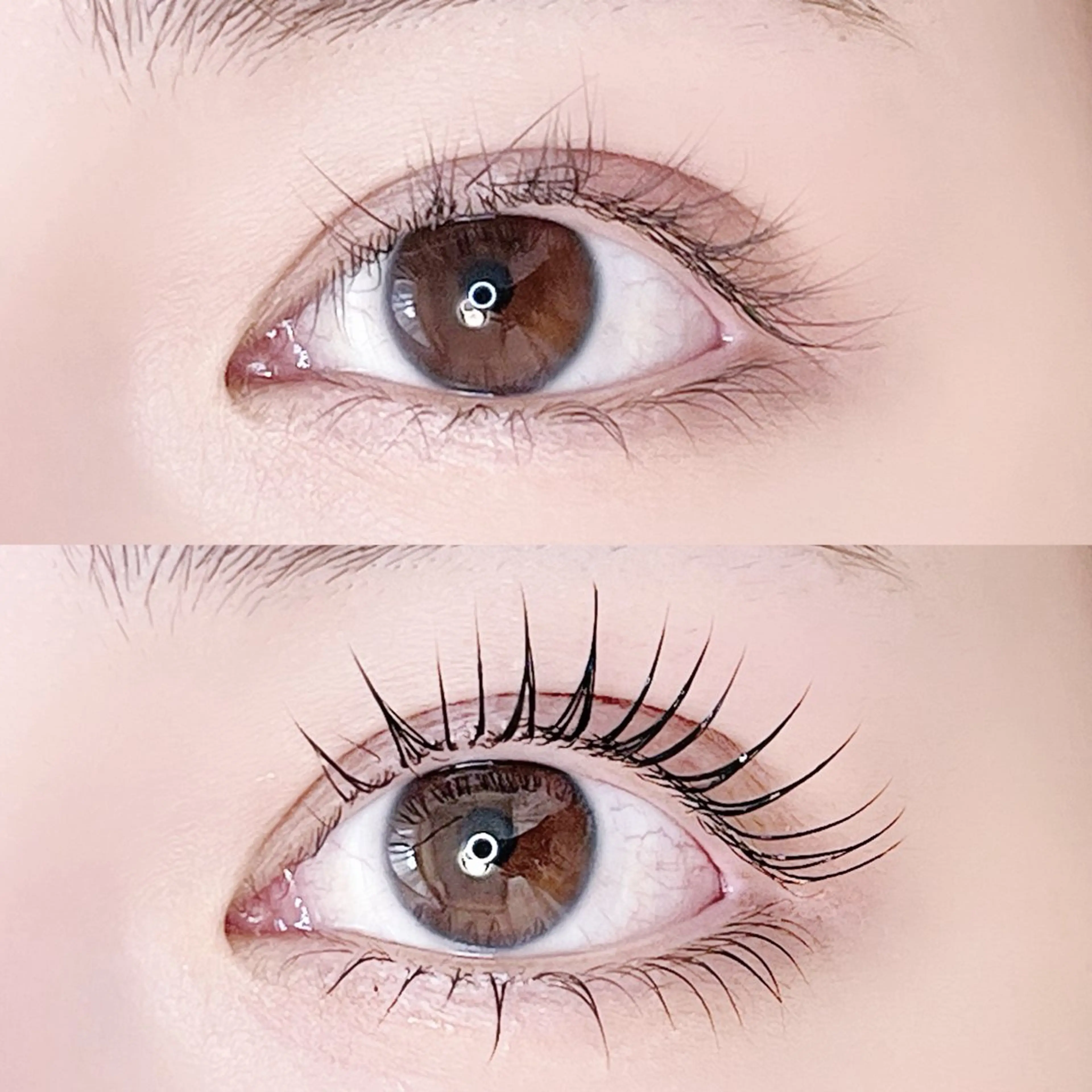 上下まつ毛パーマの写真