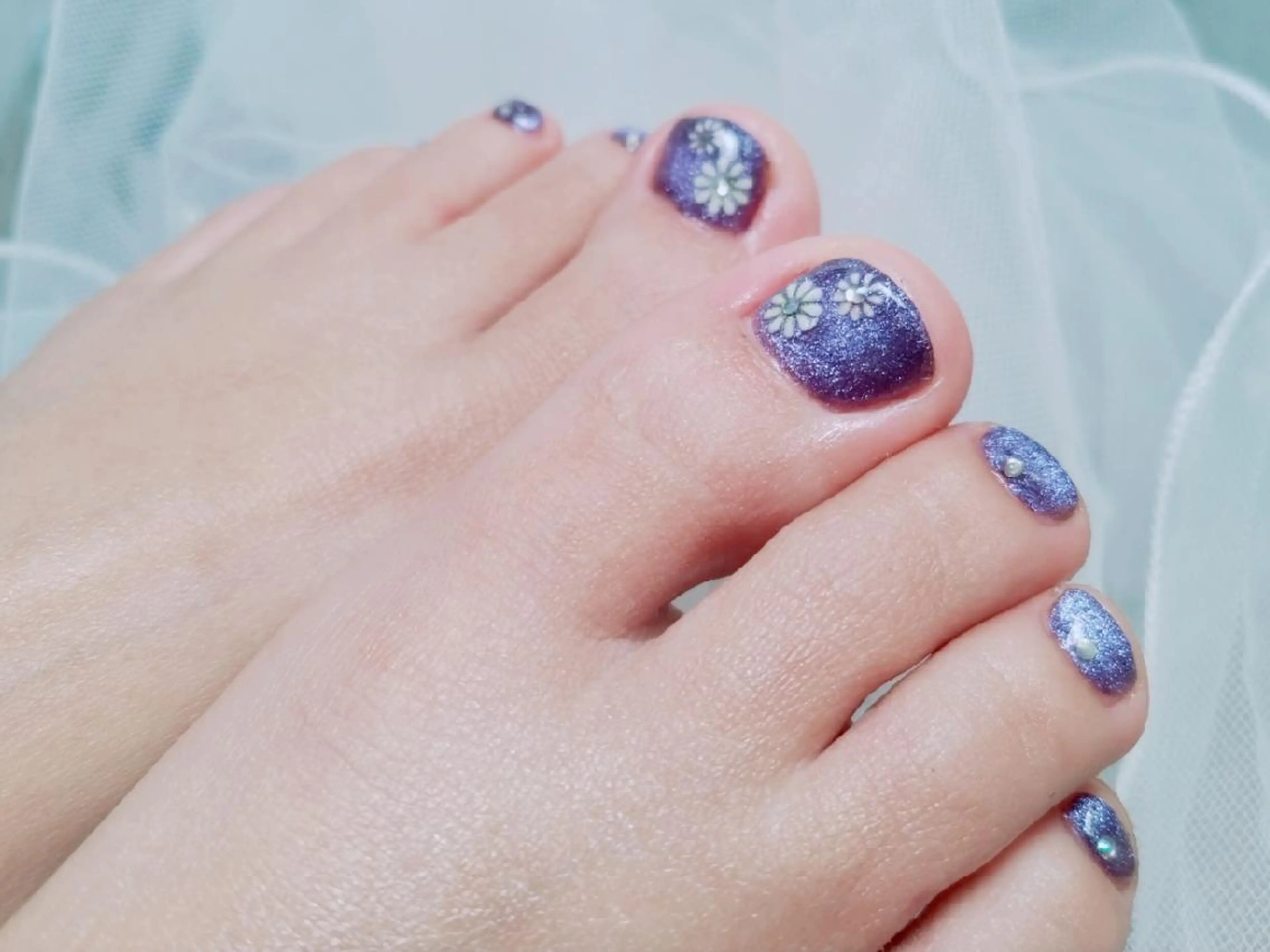 ネイル アートネイル フットネイル 門戸厄神プライベートサロンulunail所属・ulunail mikaのネイルデザイン