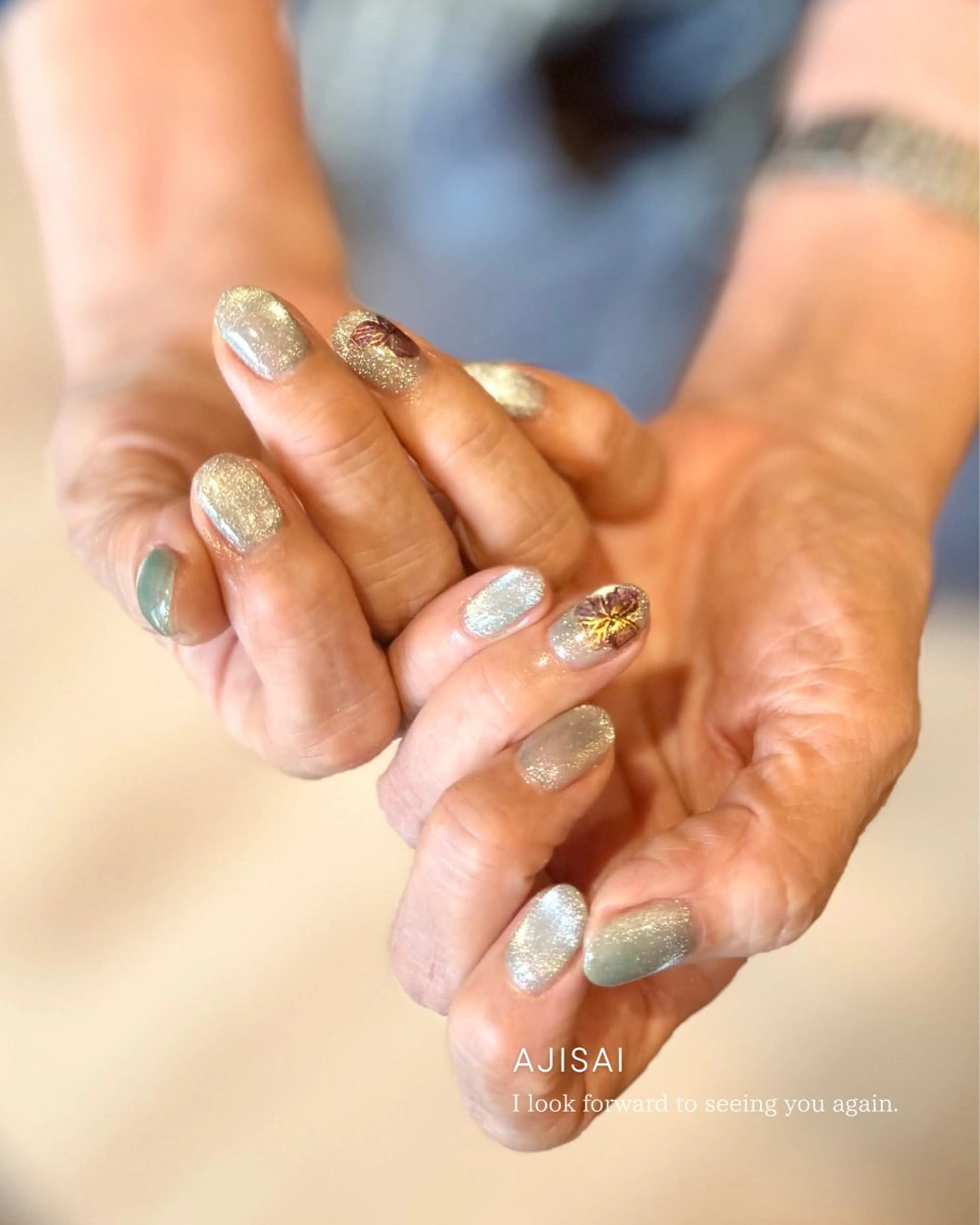 ネイル フラワーネイル フットネイル ジェルネイル マグネットネイル ニュアンスネイル Seemly 千田町店所属・フラワーパラジェル 🌸シームリーエミのネイルデザイン