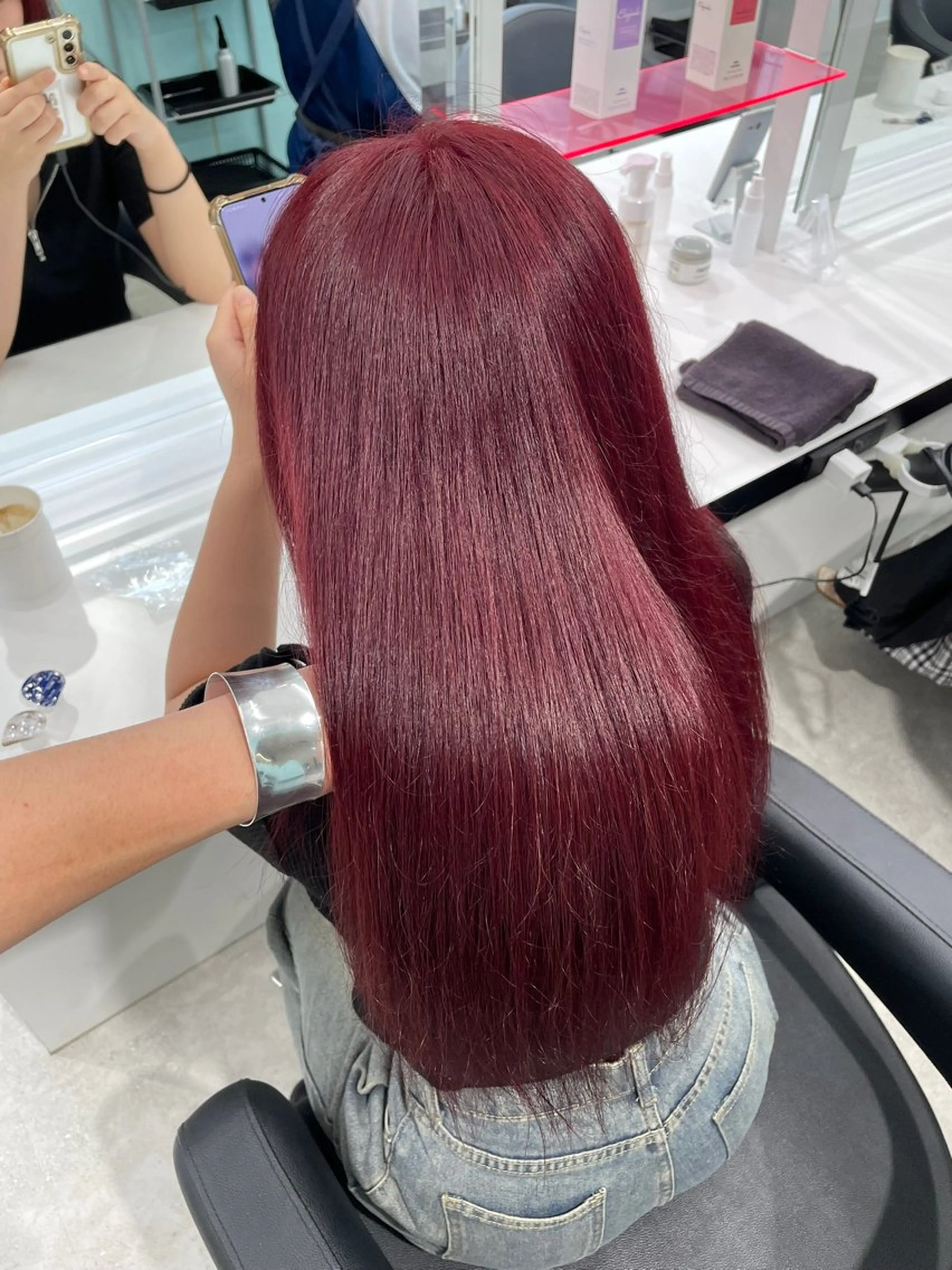 ロング カラー エフェクトブリーチ／ レイヤーカット／翔のヘアスタイル