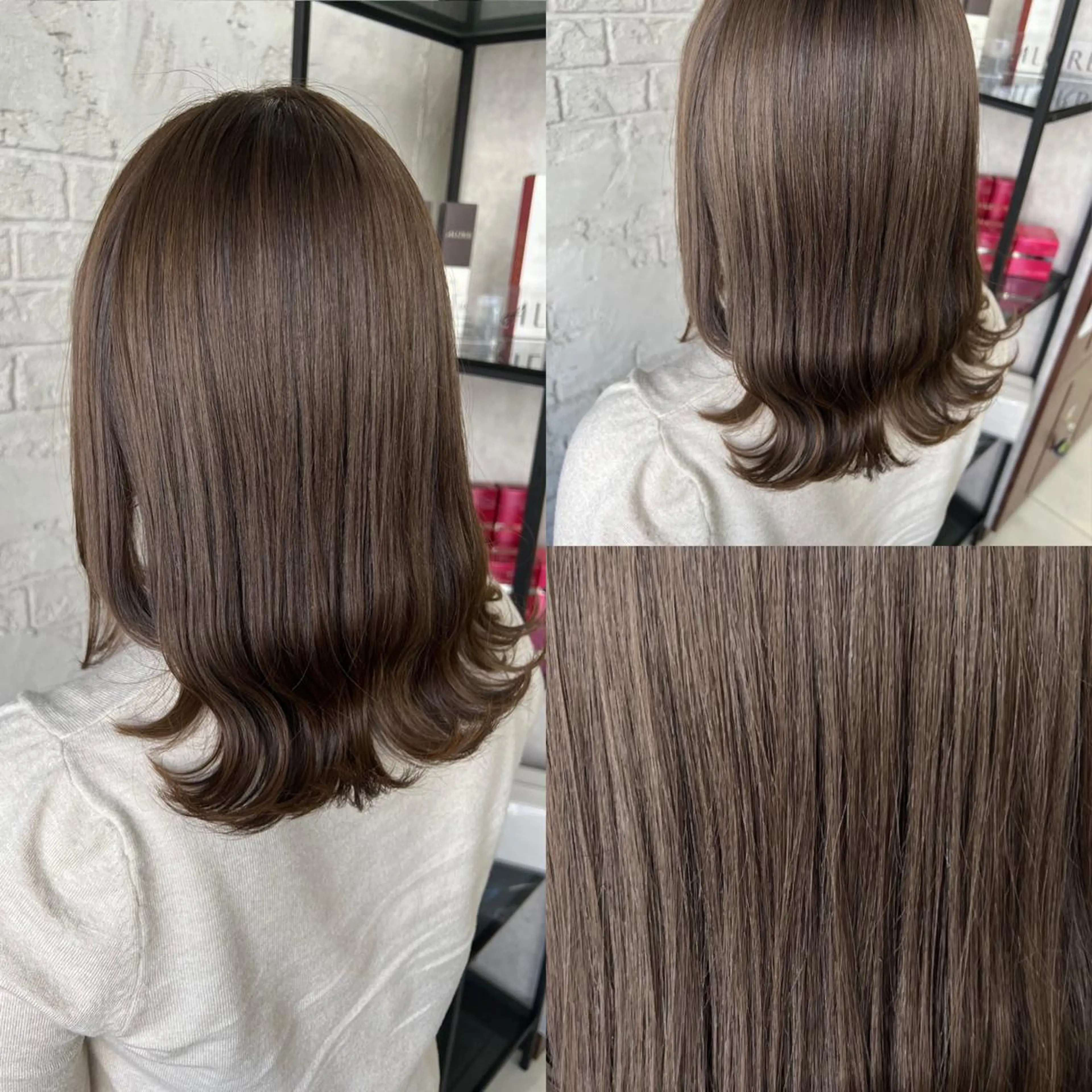 ミディアム カラー エクステ＆艶カラー 🎀YURINA🎀のヘアスタイル