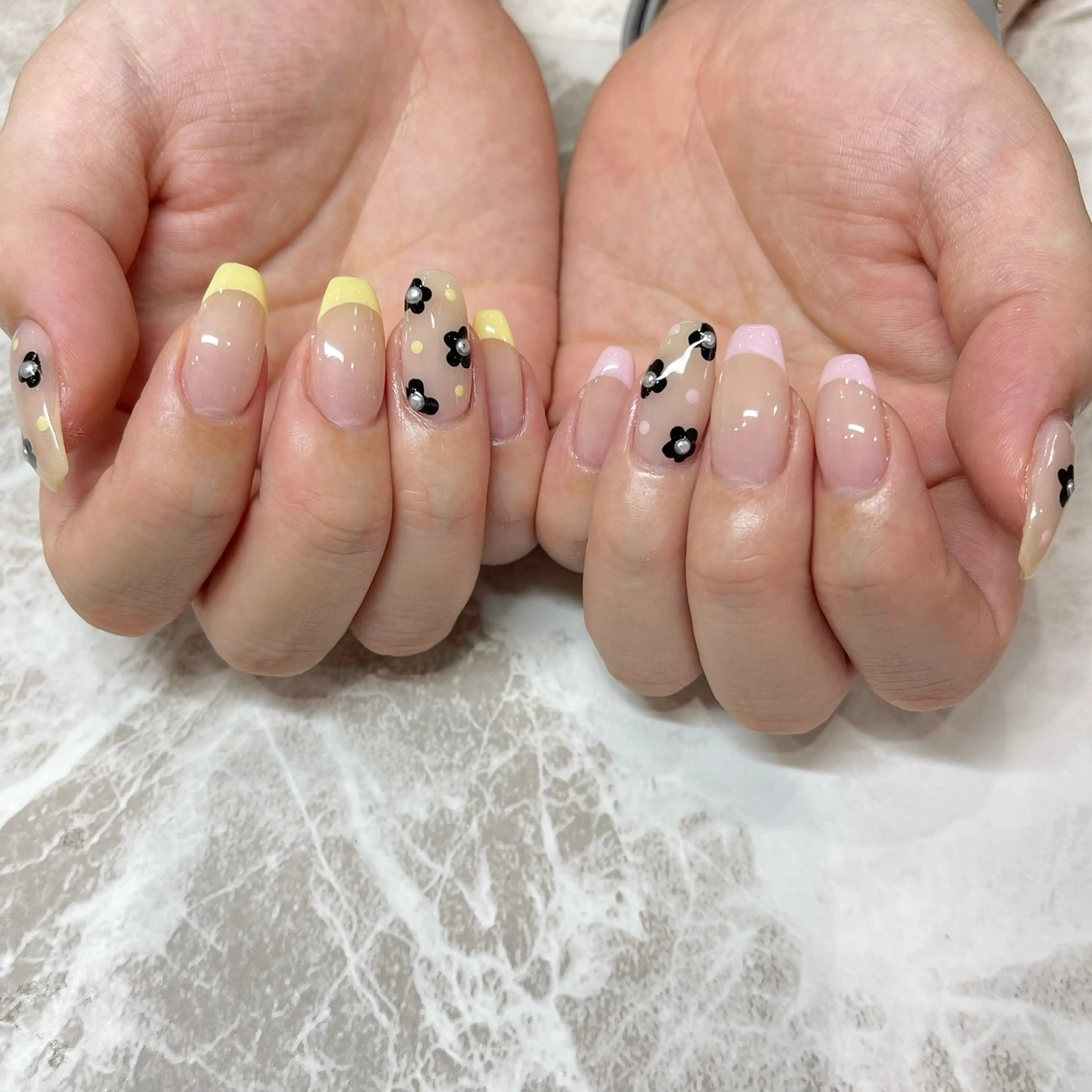 ネイル ハンドネイル r'e blanc wakaのネイルデザイン