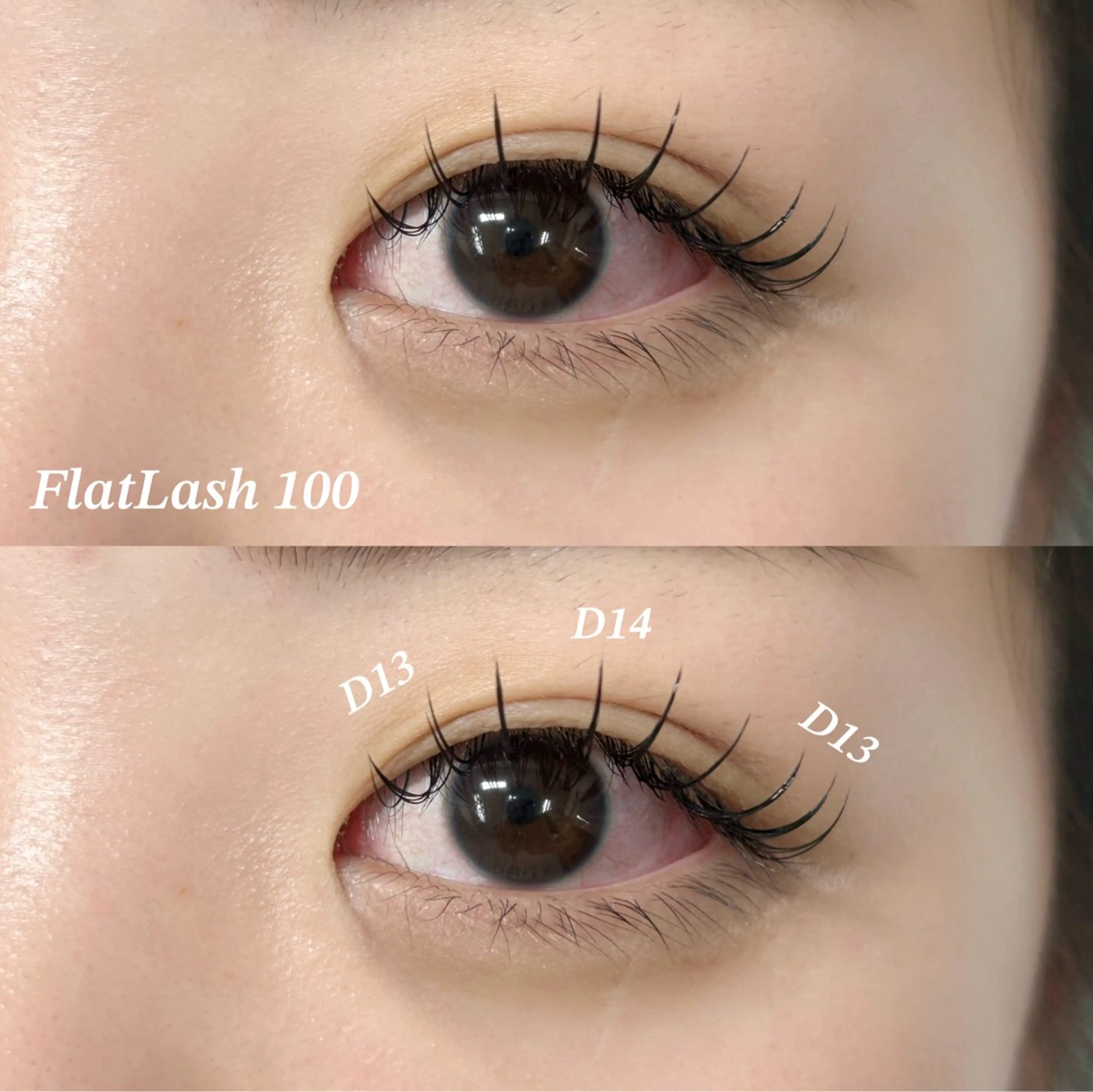 マツエク・マツパ フラットラッシュ eyelashsalonAREY所属・こばやし りなの眉毛・アイブロウイメージ