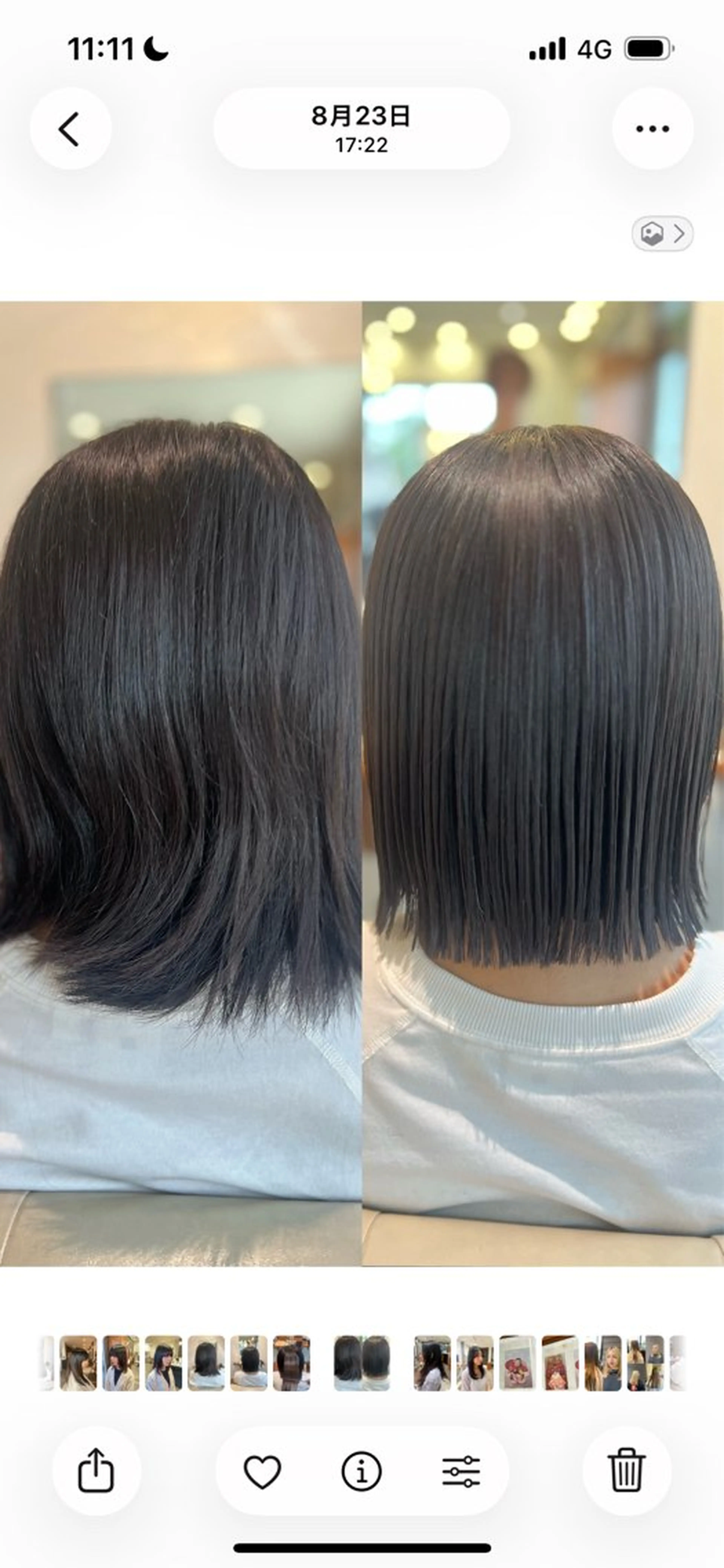 ミディアム 切りっぱなしボブ ボブ 髪質改善 縮毛矯正 トリートメント カット shampoo hair salon所属・🫧レイヤー/透明感 カラー/Ryukaのヘアスタイル