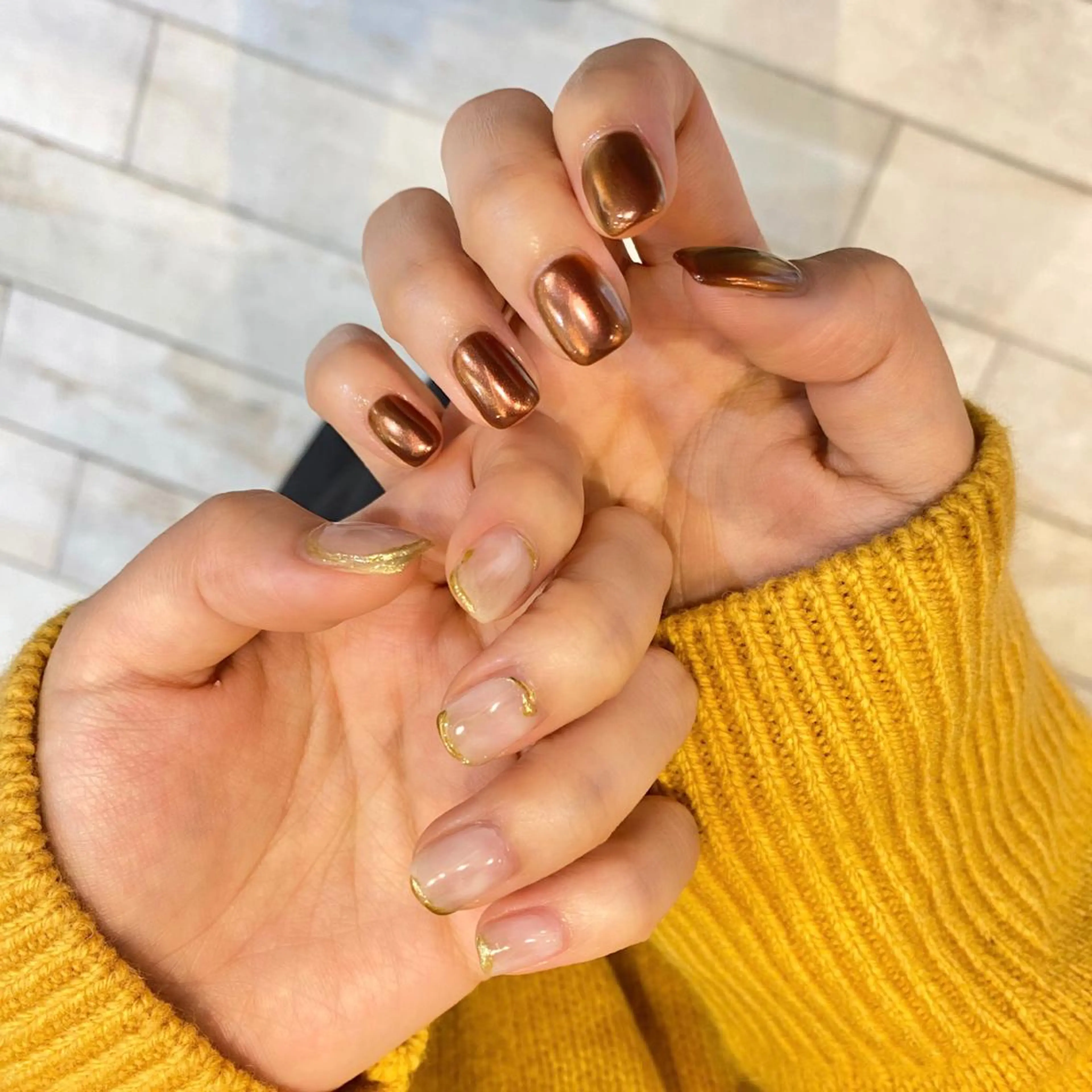 ネイル ハンドネイル Yuriko Omi パラジェル/渋谷のネイルデザイン