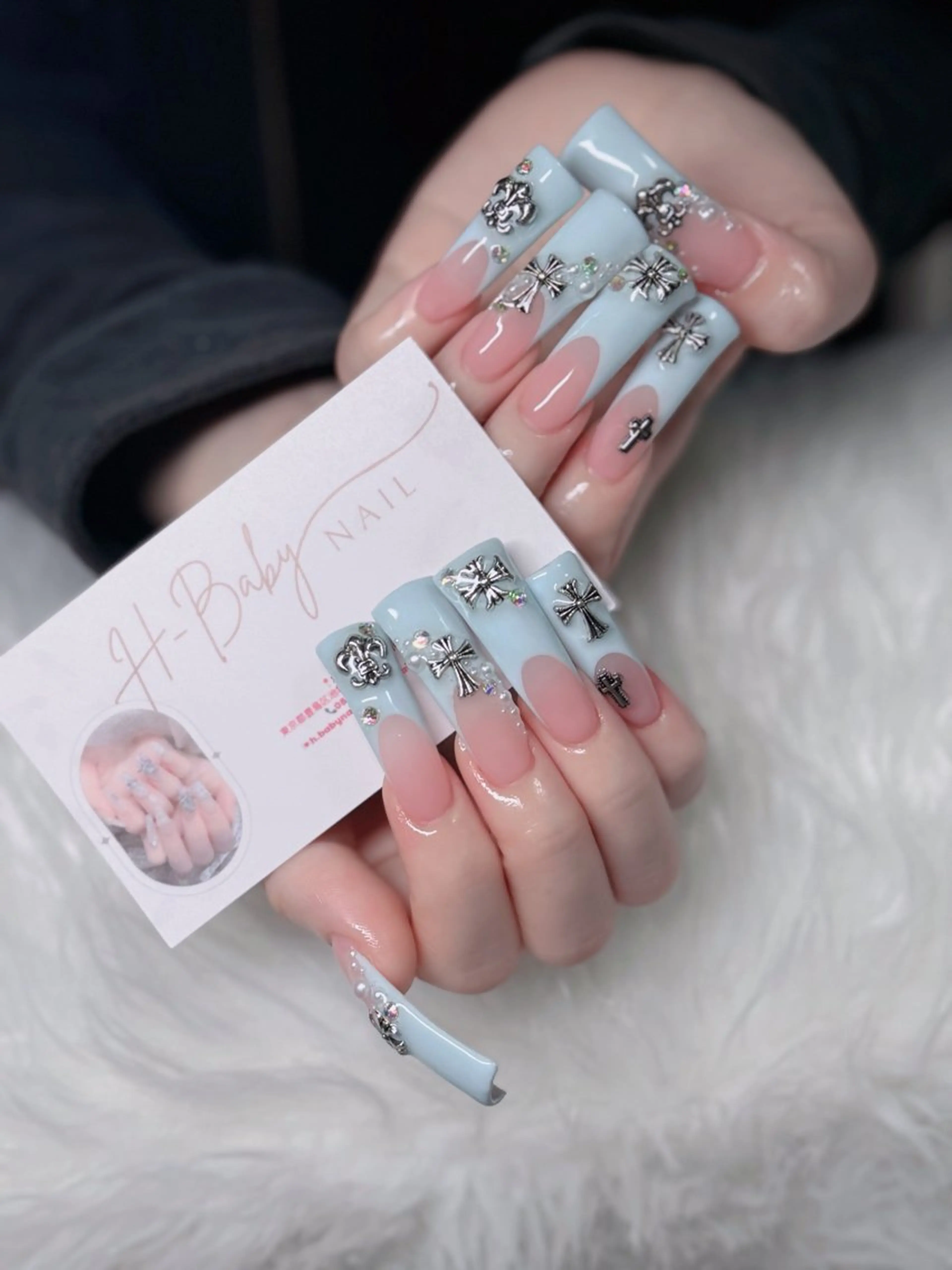 ネイル アートネイル 成人式 ジェルネイル ニュアンスネイル 夏ネイル ハンドネイル neco H.babynailのネイルデザイン