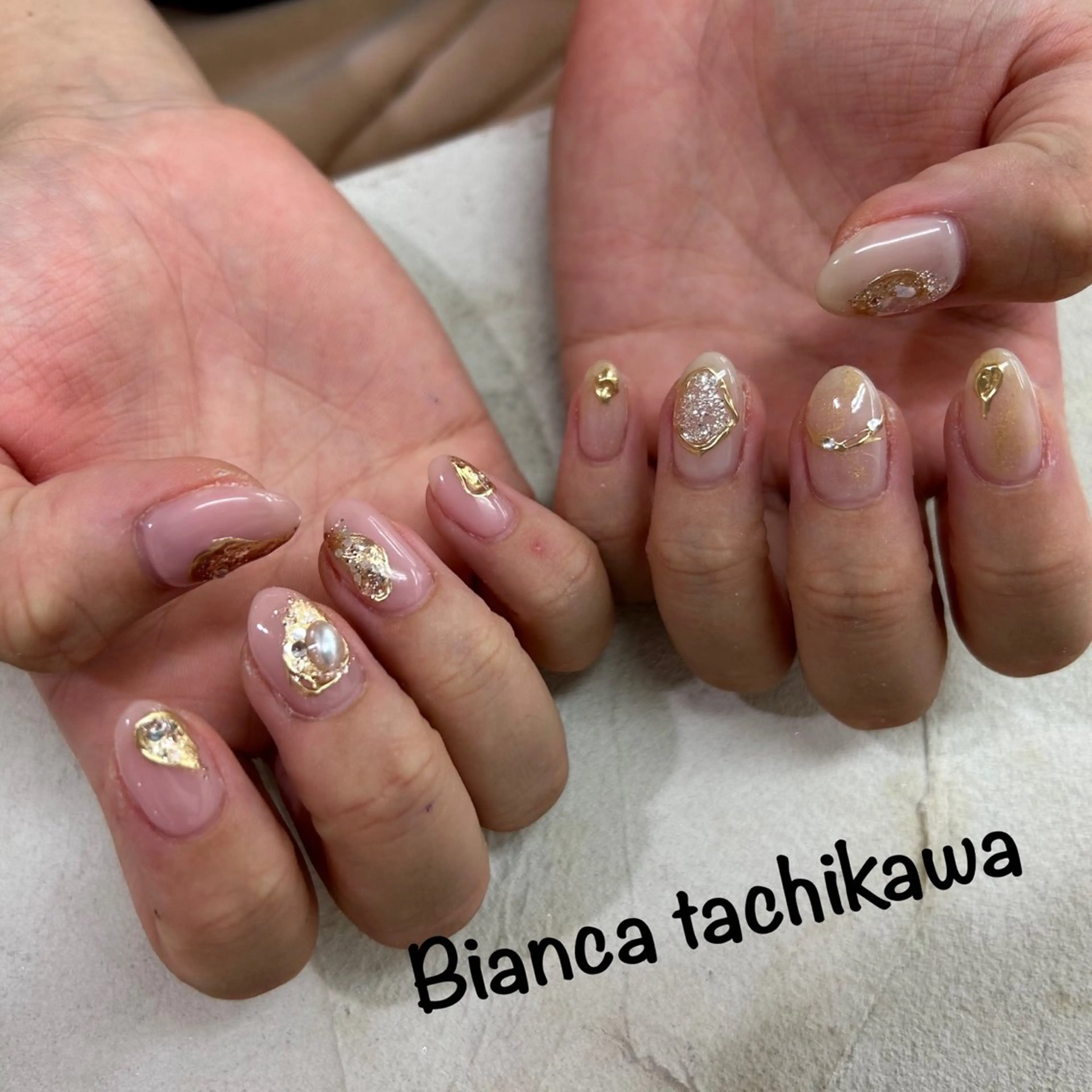 ネイル Bianca 立川店 小川のネイルデザイン