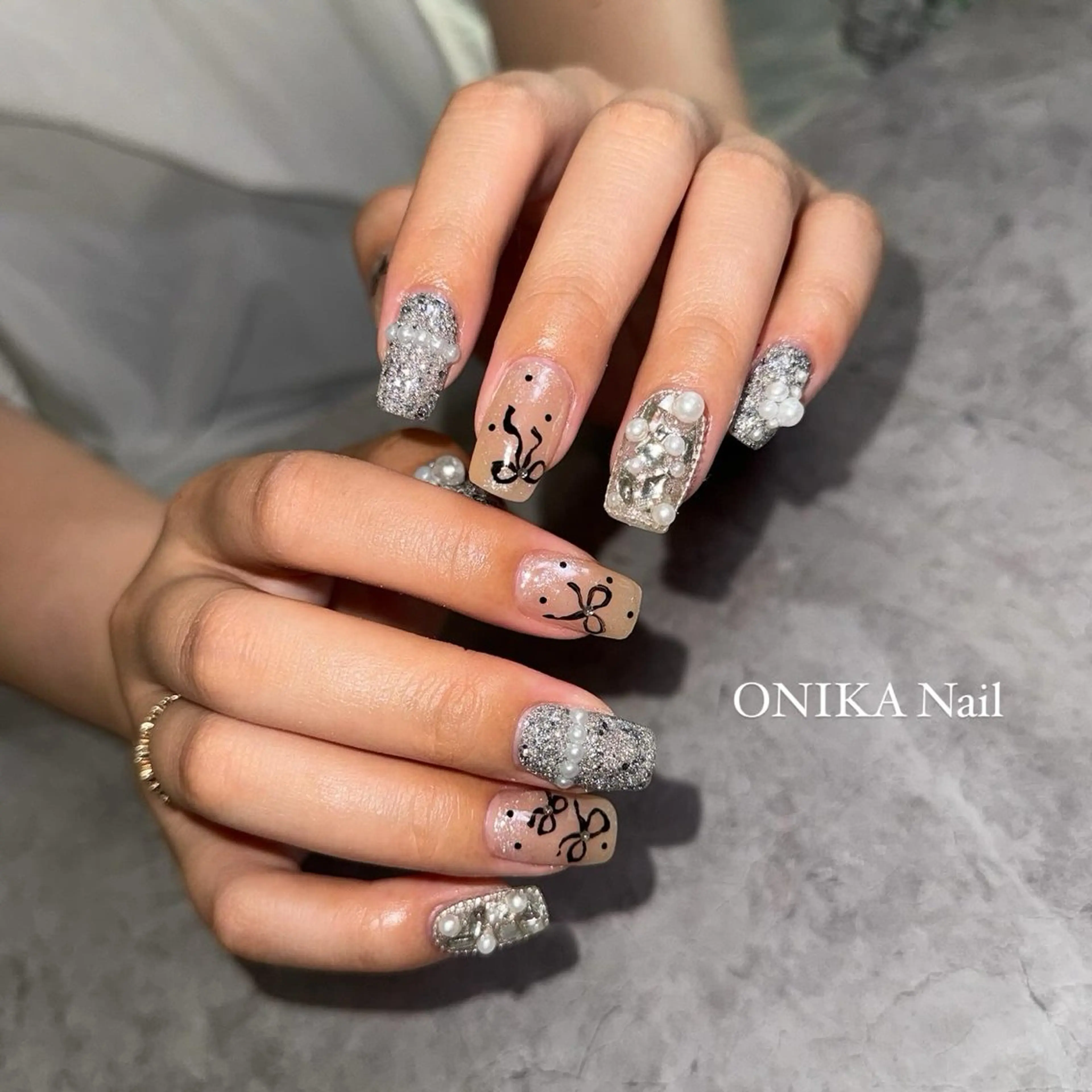 ネイル 韓国ネイル ワンホンネイル ONIKA Nail 表参道A4徒歩2分のネイルデザイン