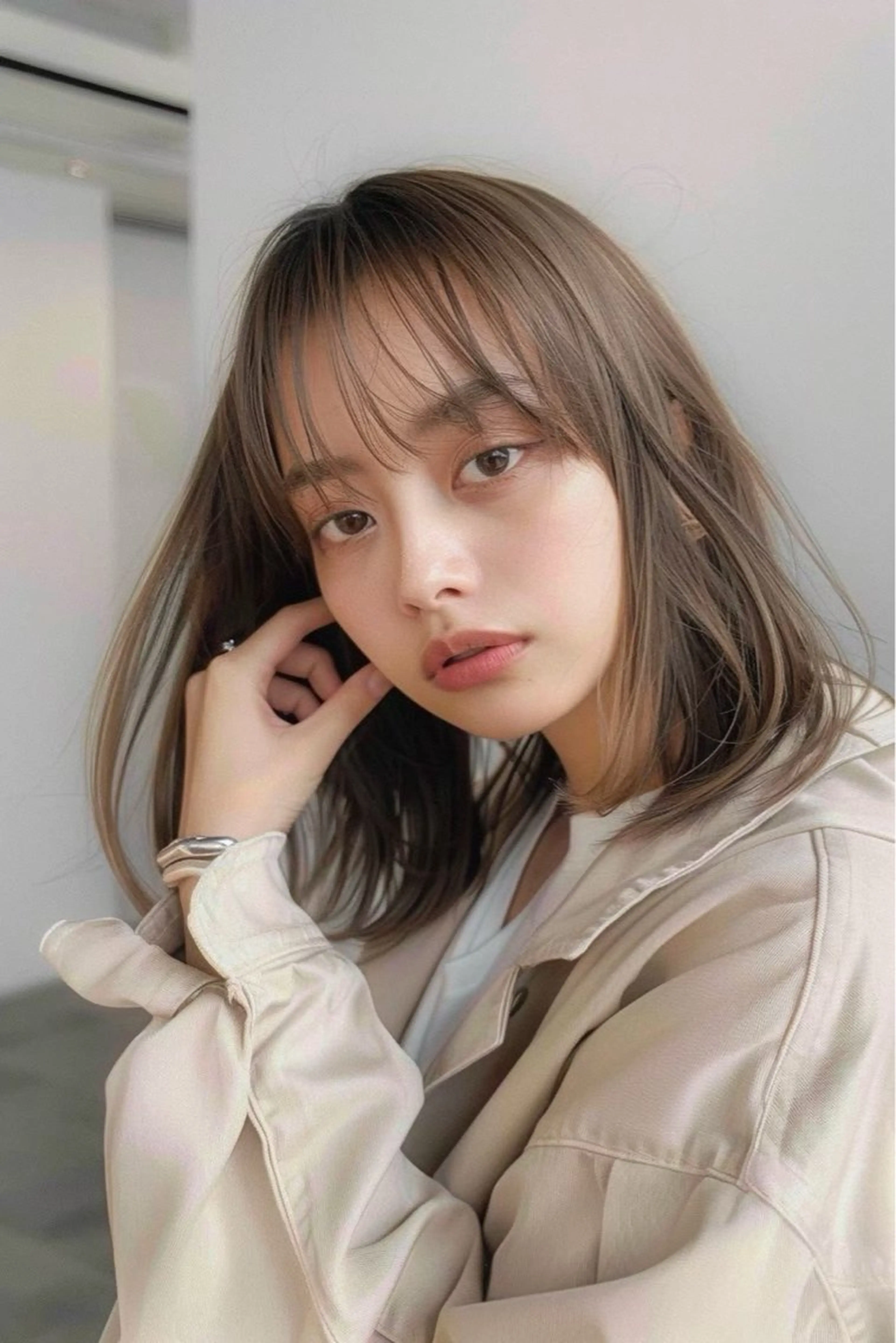 ショート カラー lana hair 新宿/髪質改善/韓国のヘアスタイル