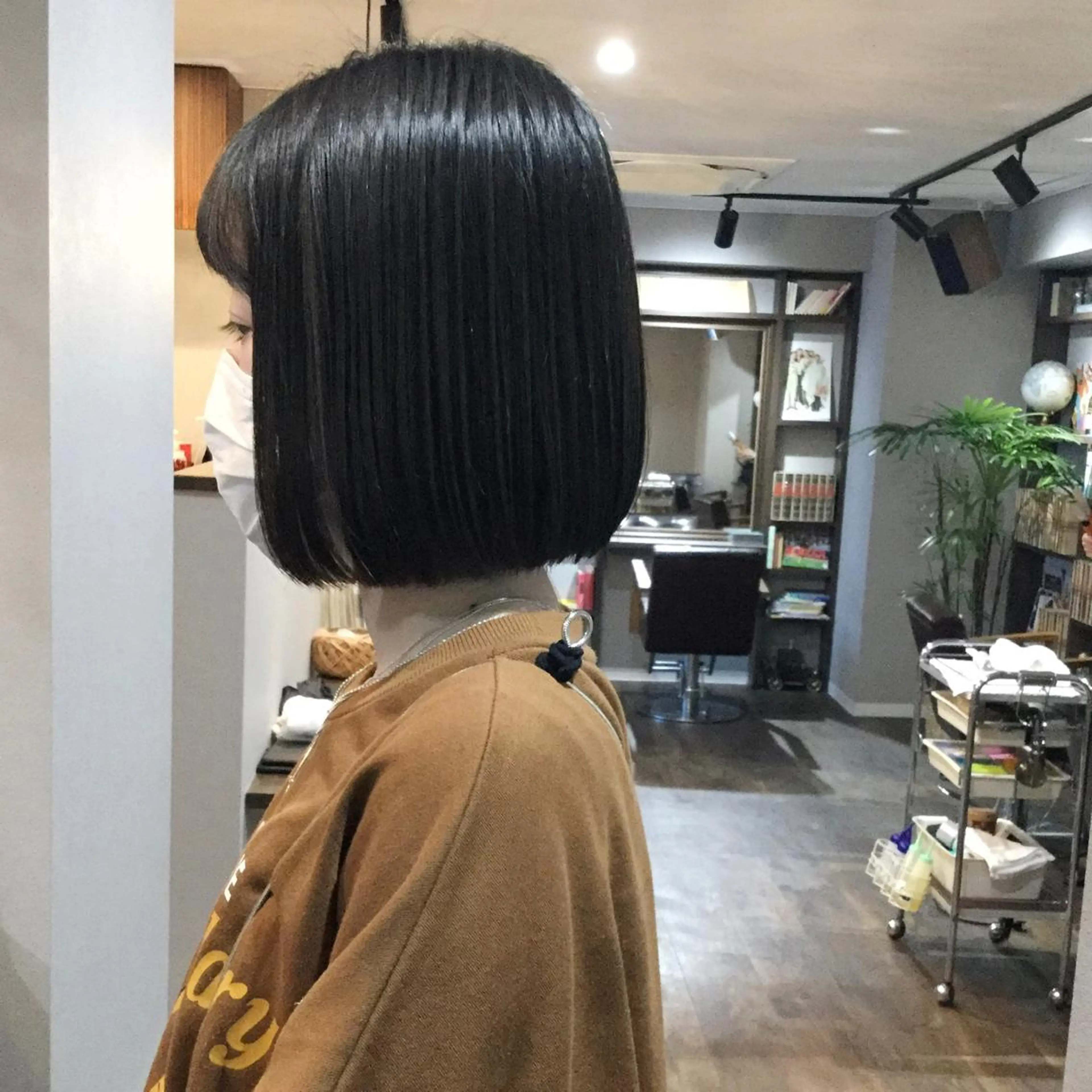 ショート 🟢ウルフ／スパイラ ルパーマ／大西🟢のヘアスタイル