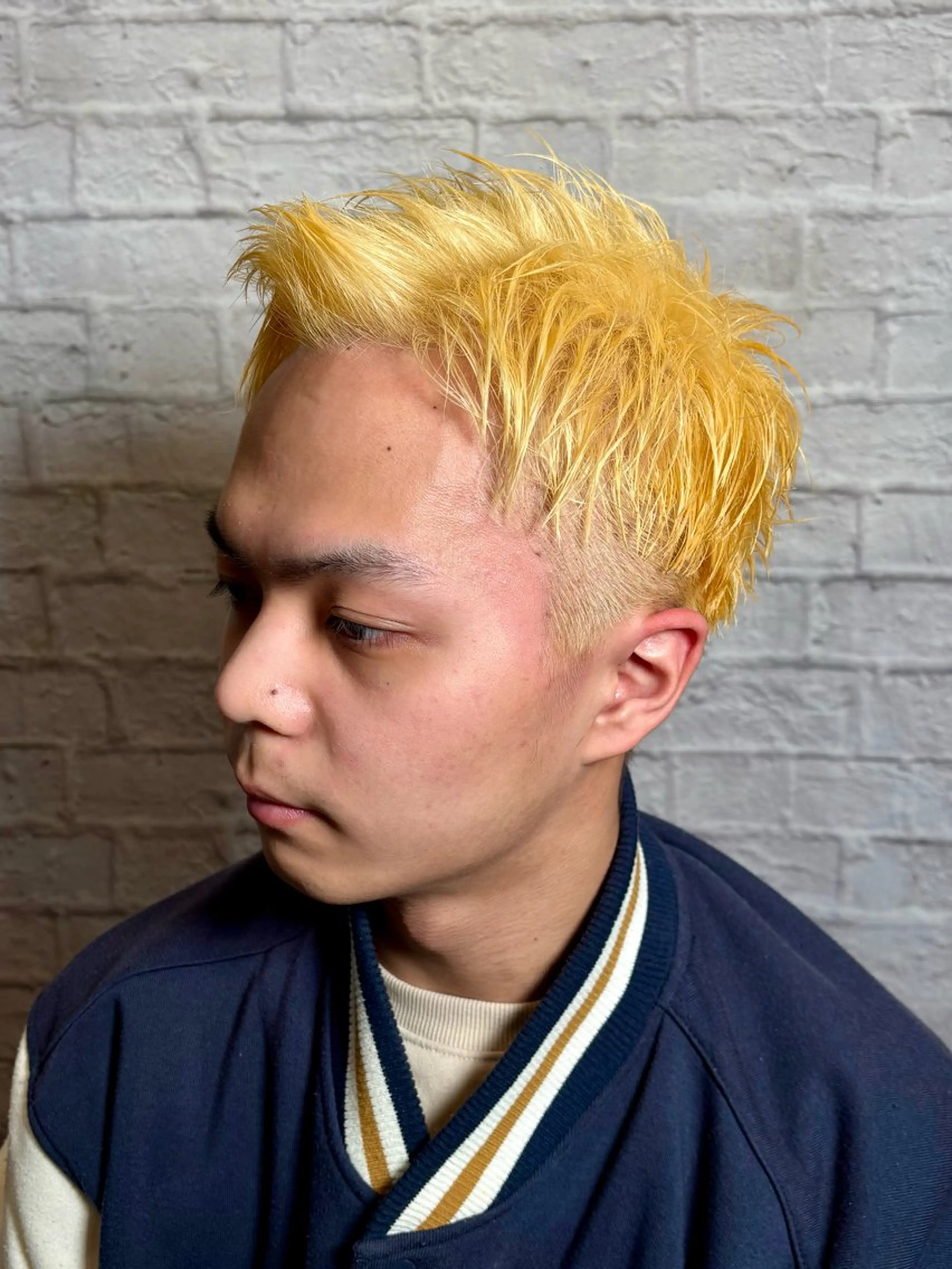 ショート パーマ ヘアアレンジ メンズ キッズ カット ヘアカラー メンズカット/パーマ 山崎航平💈のヘアスタイル