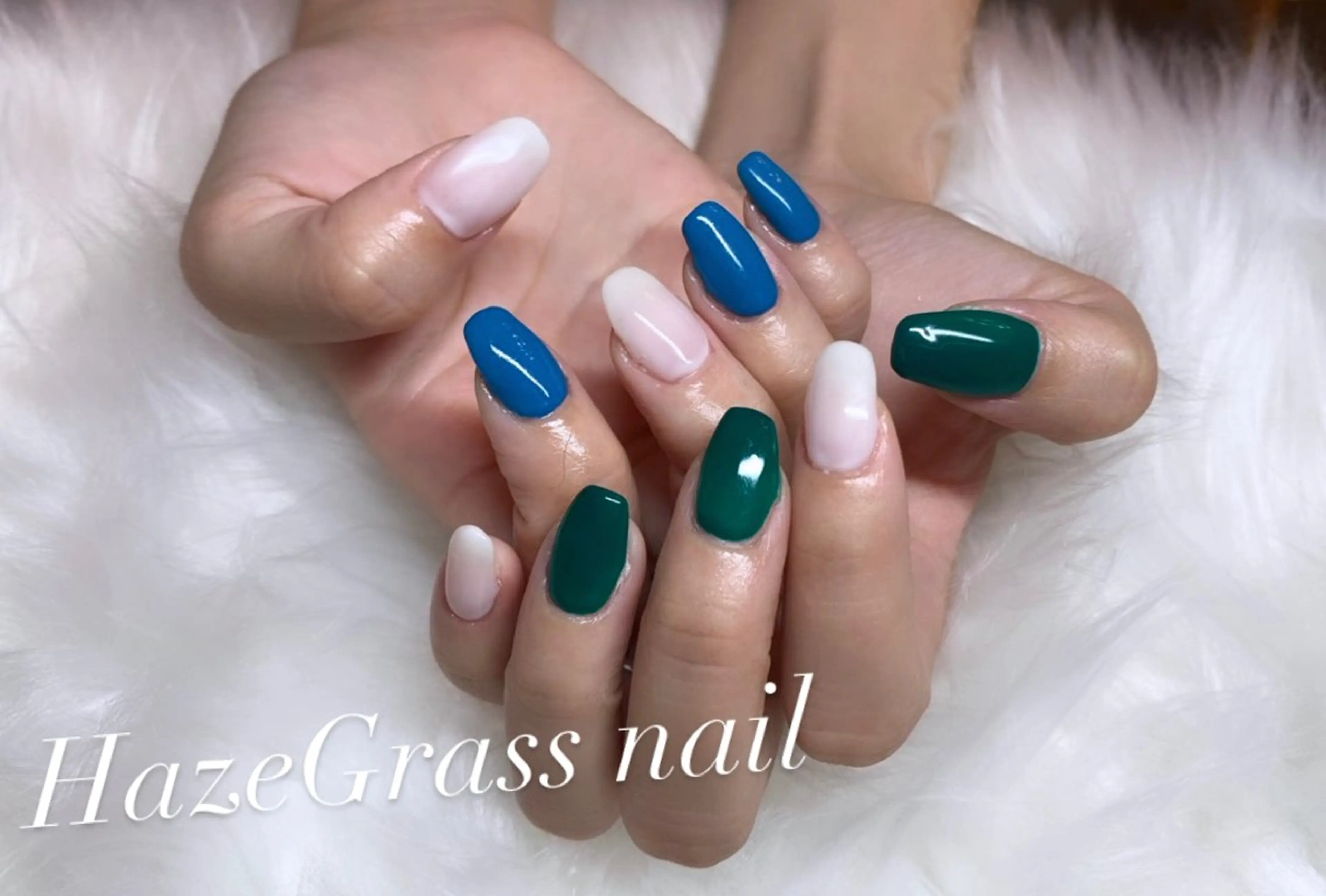 ミディアム HazeGrass NAILのネイルデザイン