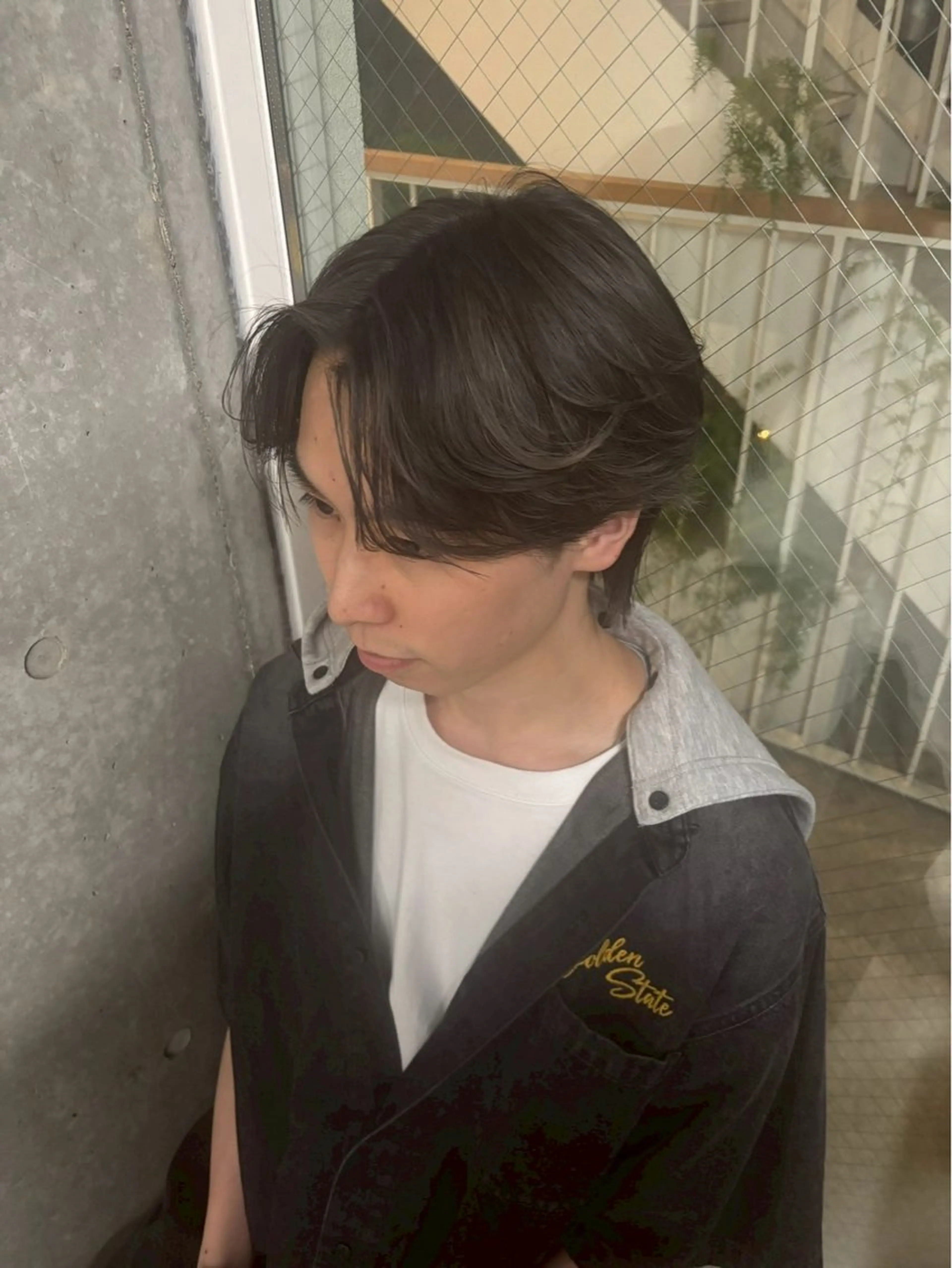 メンズ 透明感カラー艶カラー 暖色カラーshionのヘアスタイル