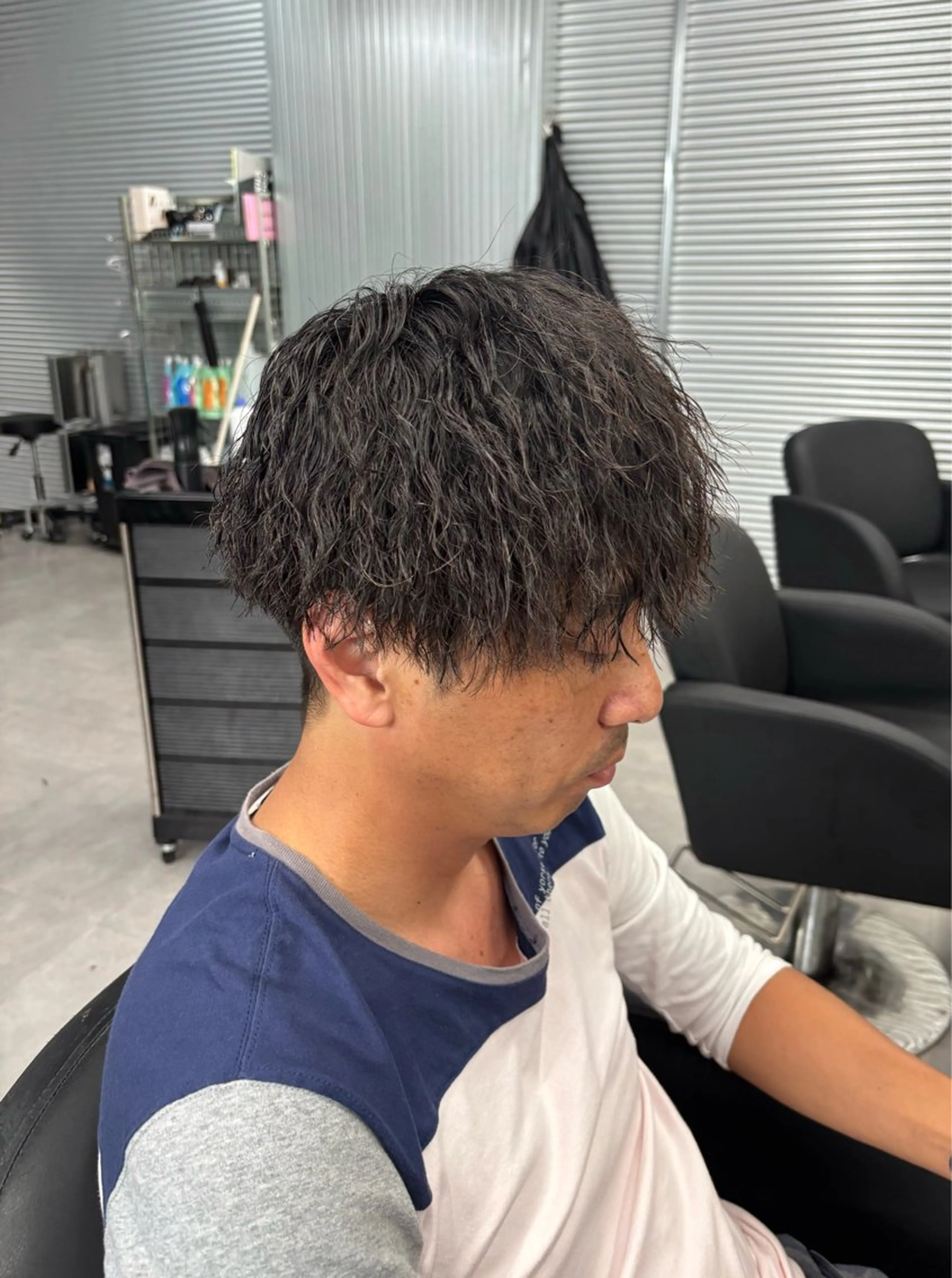 ショート メンズ/柏/パーマ/ チハヤのヘアスタイル