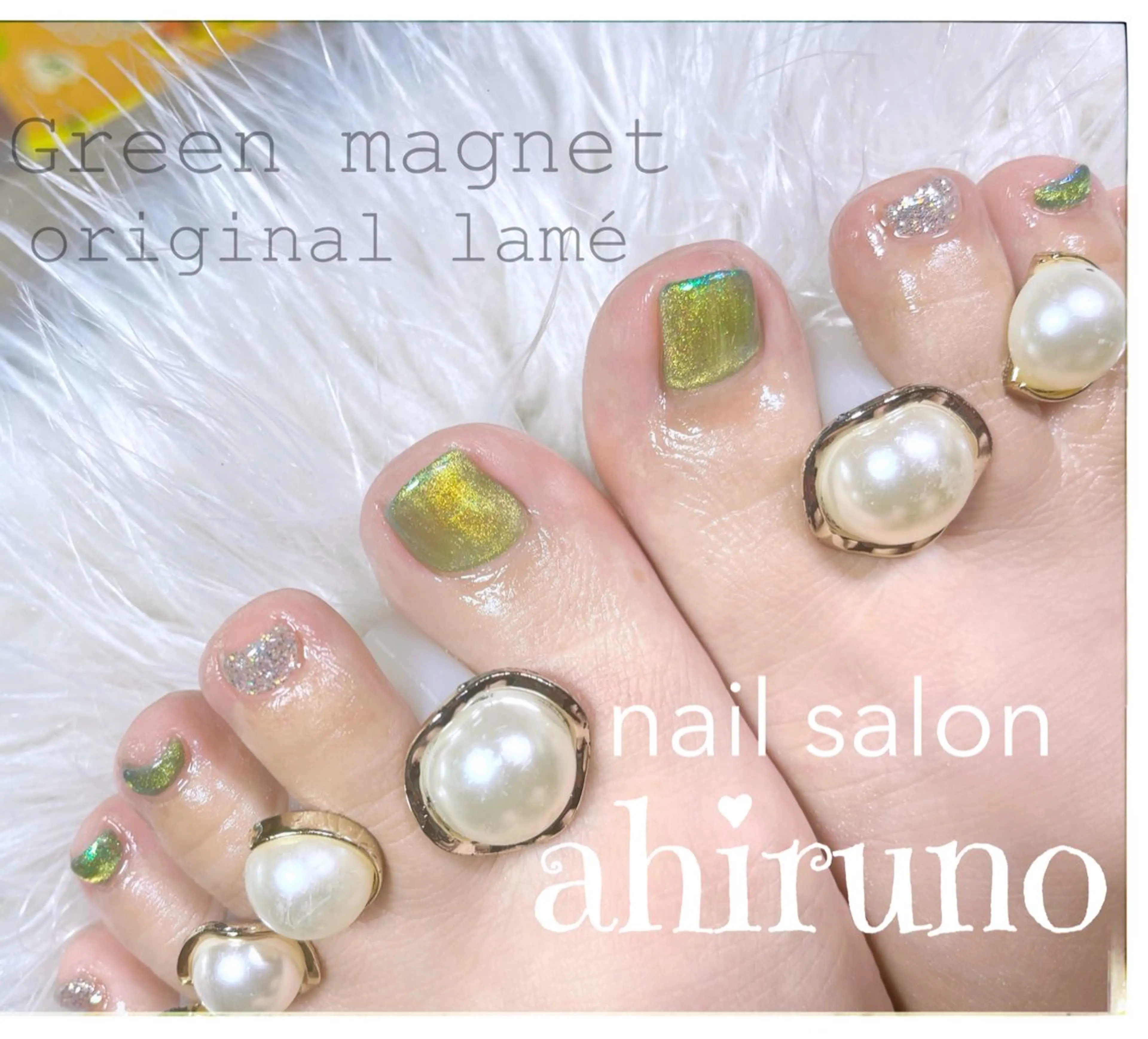 ネイル フットネイル マグネットネイル ａｈｉｒｕｎｏ ✿ ｙｕiのネイルデザイン