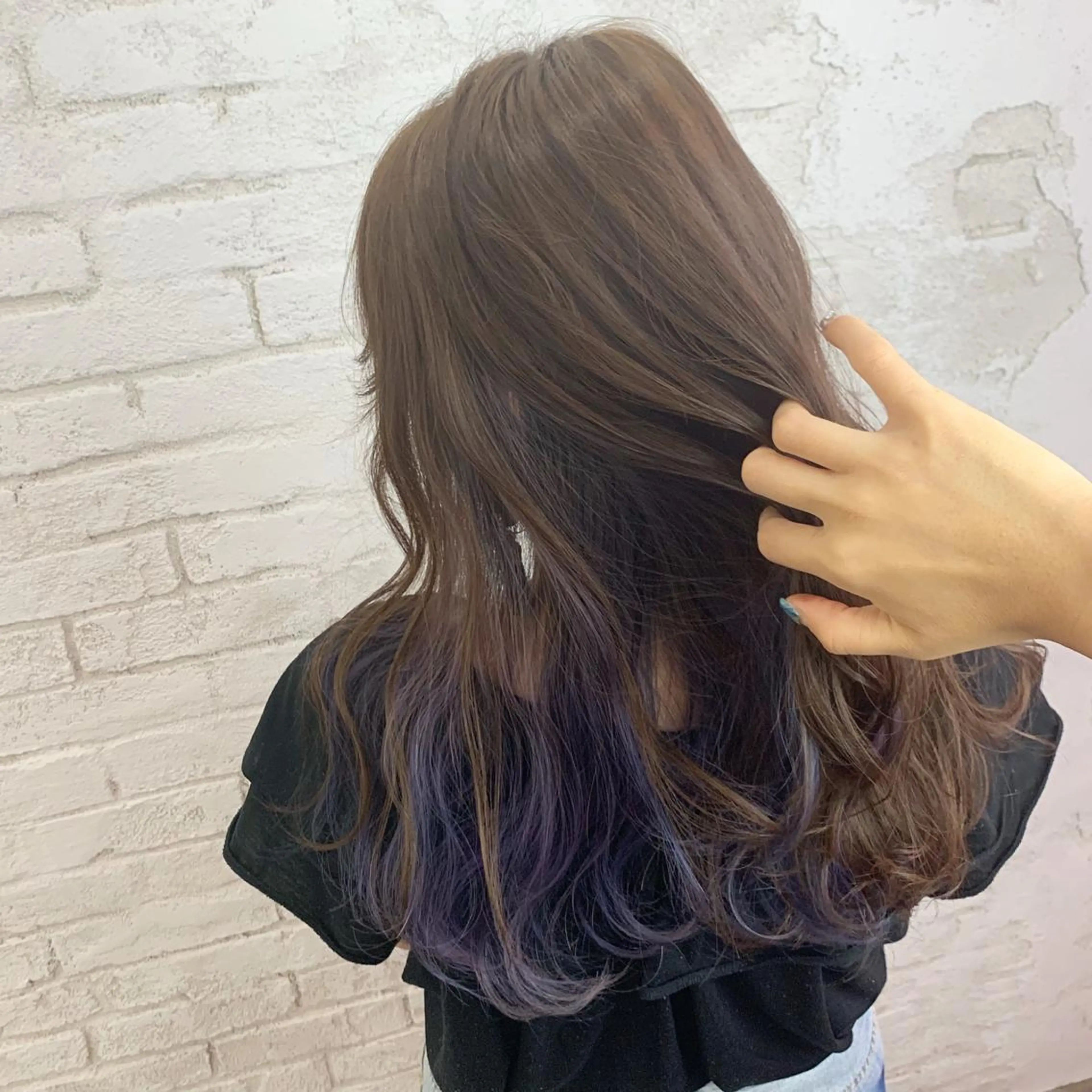 ロング カラー バイオレットカラー 🎀モテ髪ﾐﾙｸﾃｨ ｰ🎀yasunaのヘアスタイル