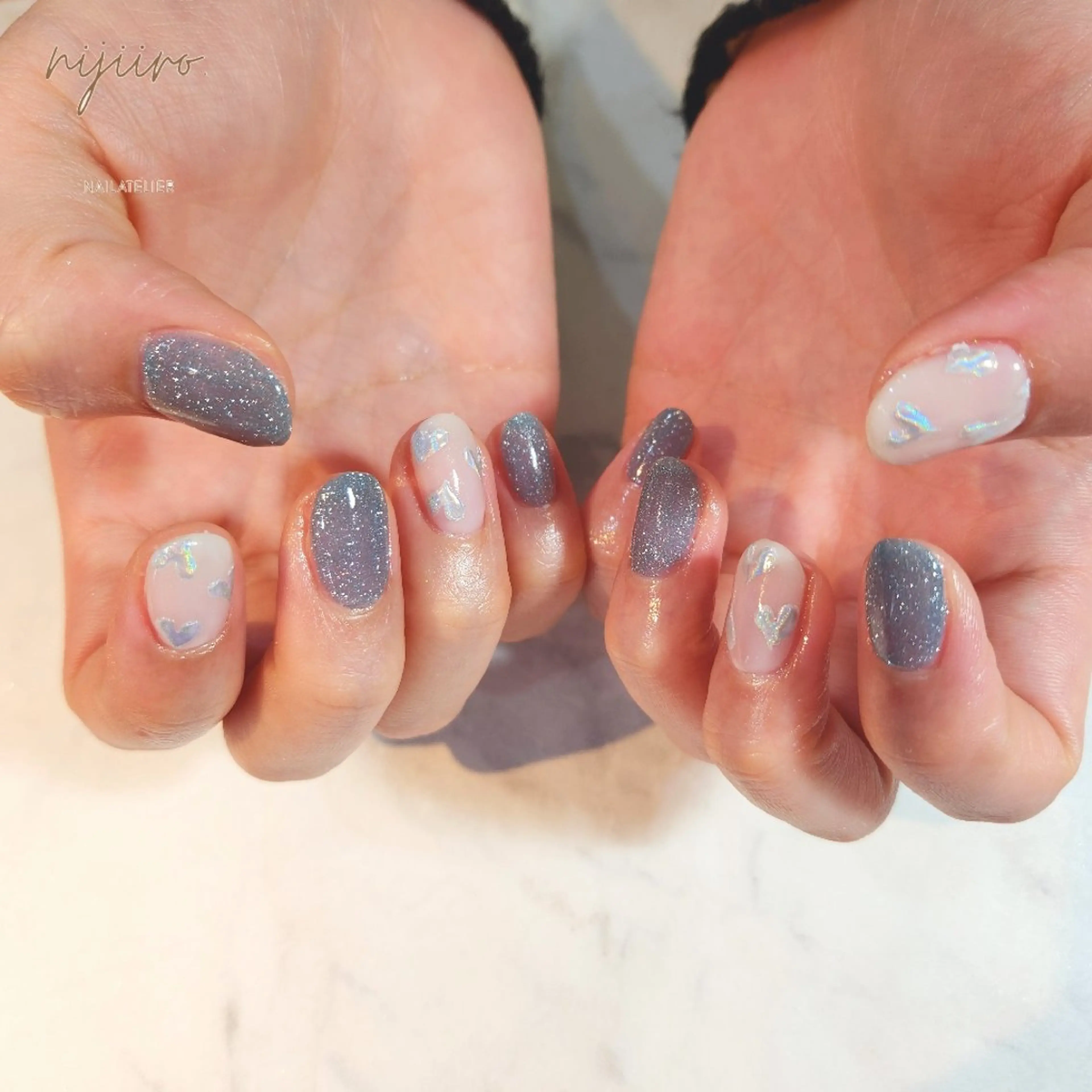 ネイル ハンドネイル nailatelier nijiiro.所属・nijiiro🌈 サトウのネイルデザイン