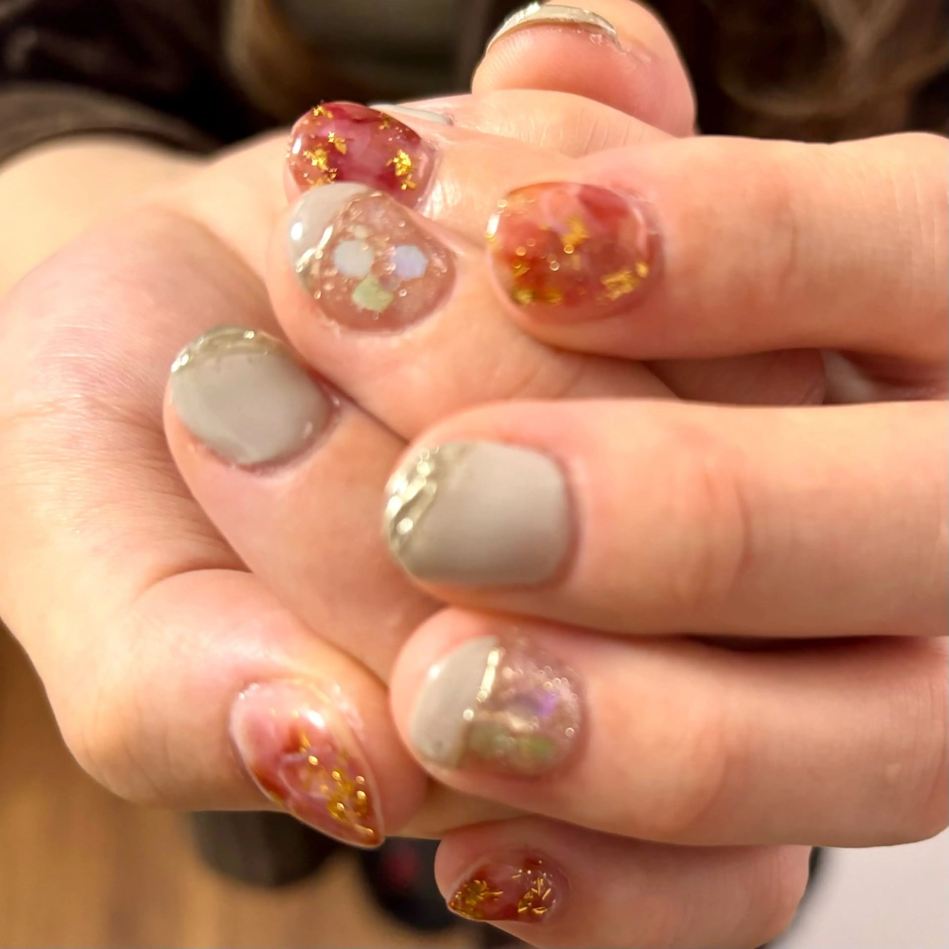 ネイル ぽっぷん satomiのネイルデザイン