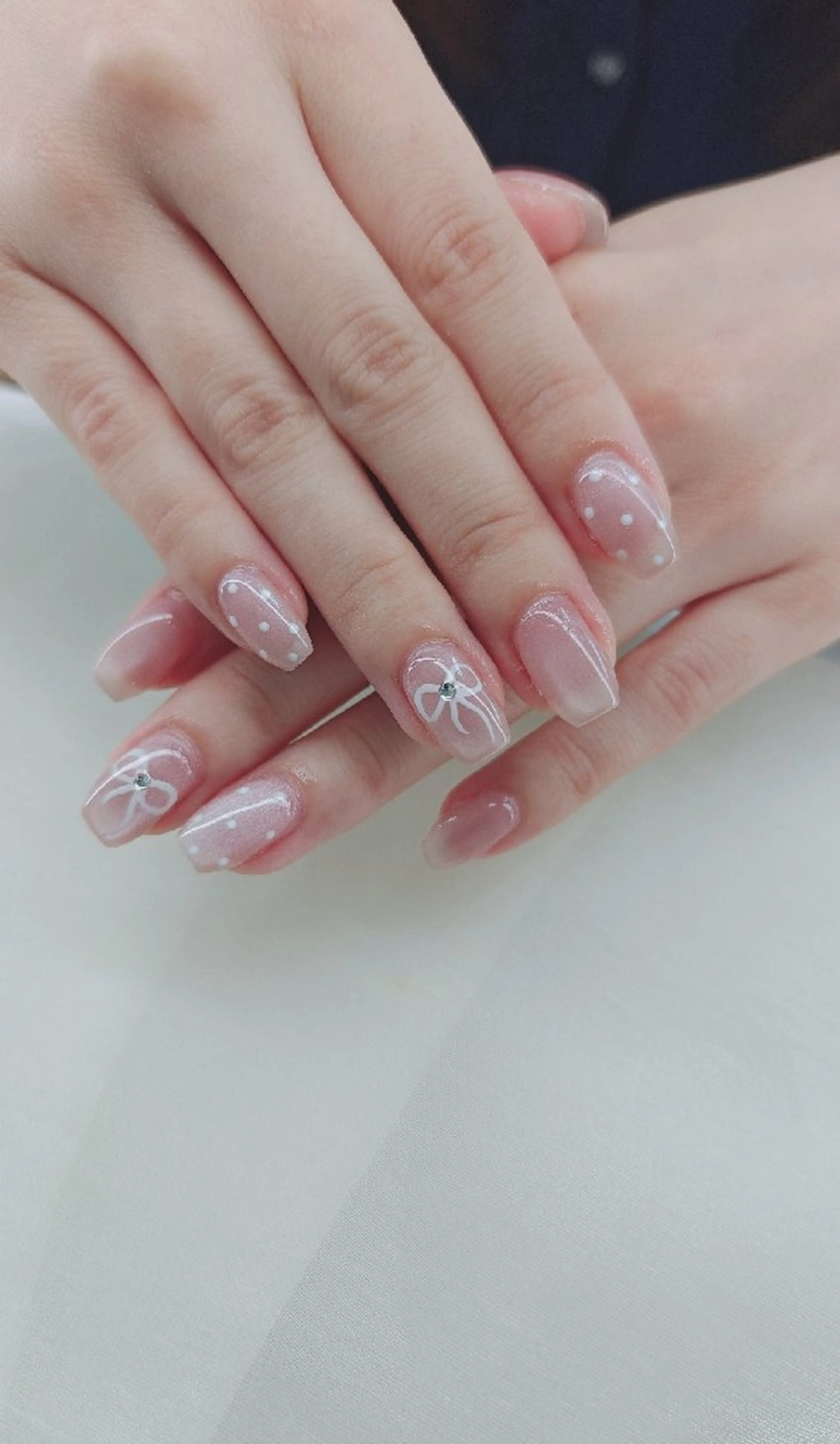 ネイル べっ甲ネイル チークネイル フレンチネイル 韓国ネイル ニュアンスネイル ハンドネイル ♡Sherry  Nail♡のネイルデザイン