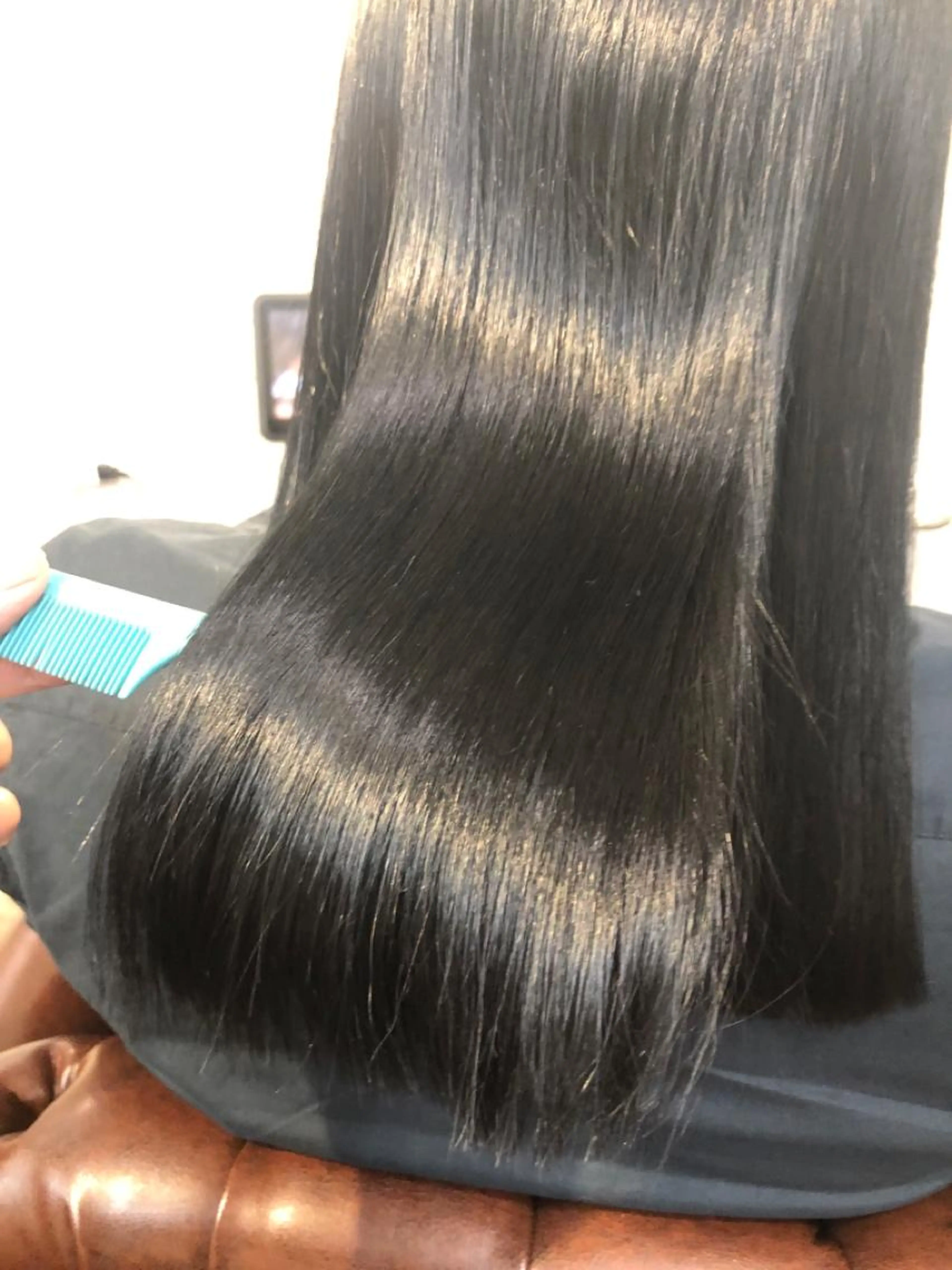 全体縮毛矯正+前髪カット💇の写真