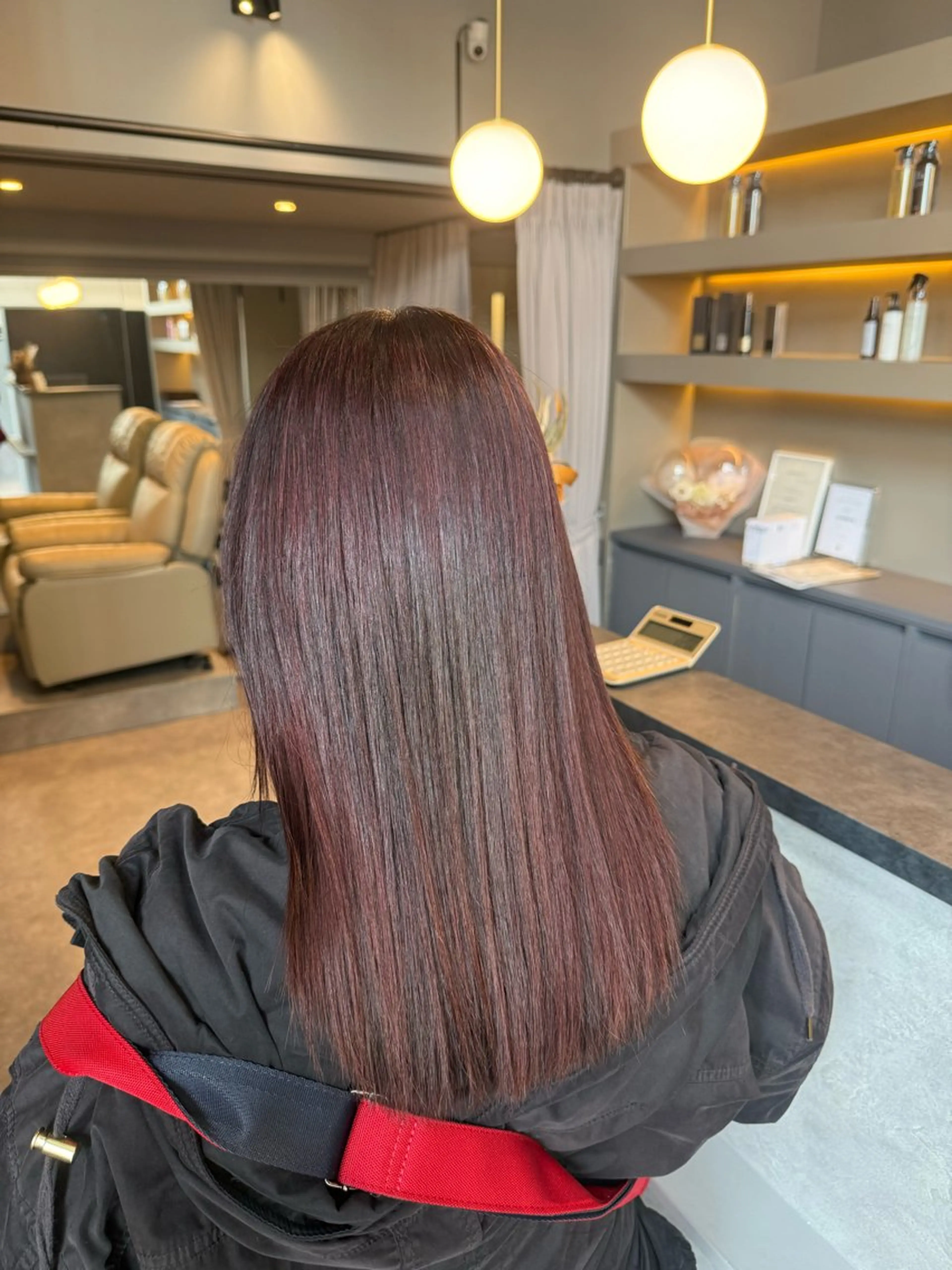 カラー ヘアカラー カラーモデル┋鶴見区 ┋横堤┋陽菜実🫧のヘアスタイル