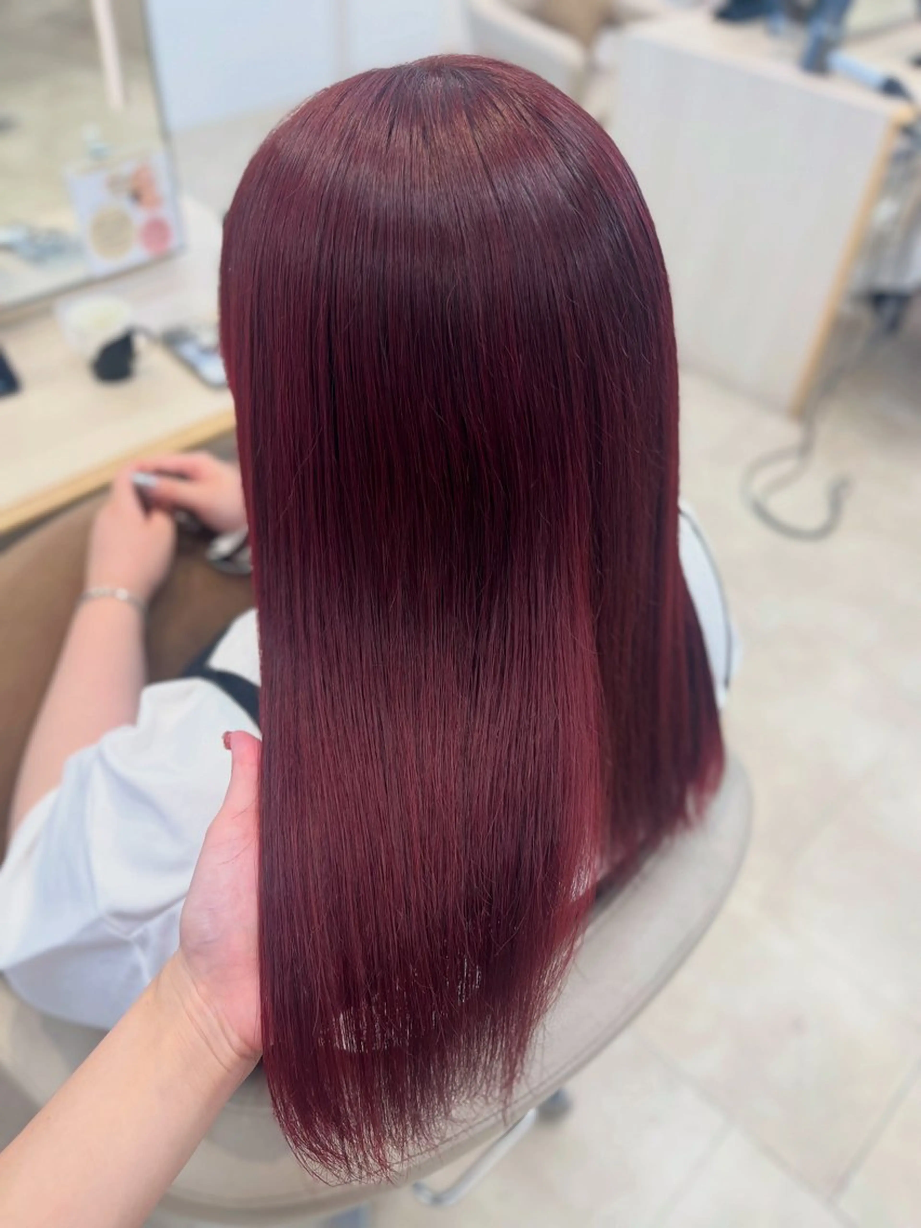 セミロング カラー ヘアカラー トリートメント 暖色専門美容師🎀 お客様満足度◎のヘアスタイル