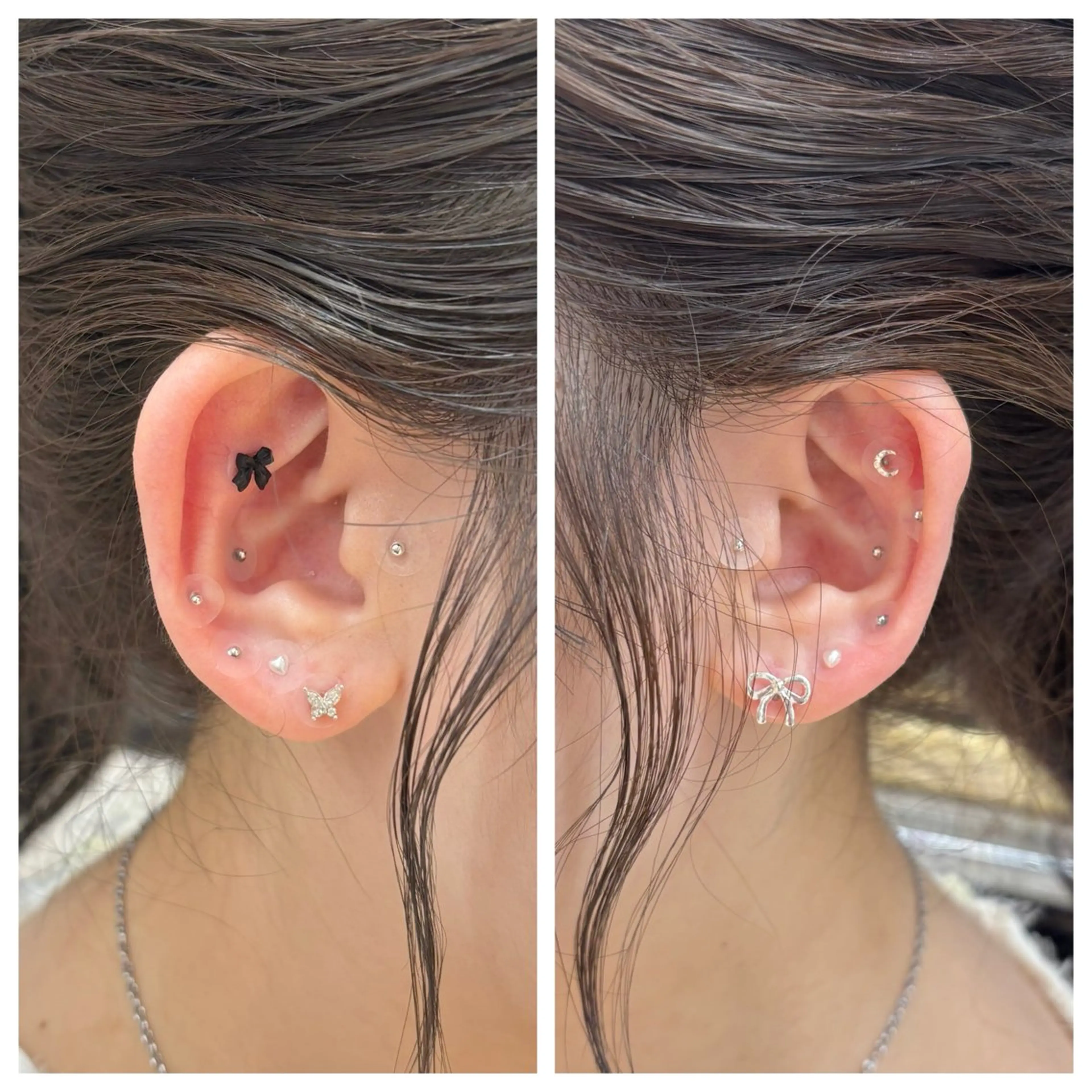 【話題のメニュー👂🏻"】耳つぼジュエリー🎀20粒までコース🎀(ヘアメニューに追加🉑)の写真