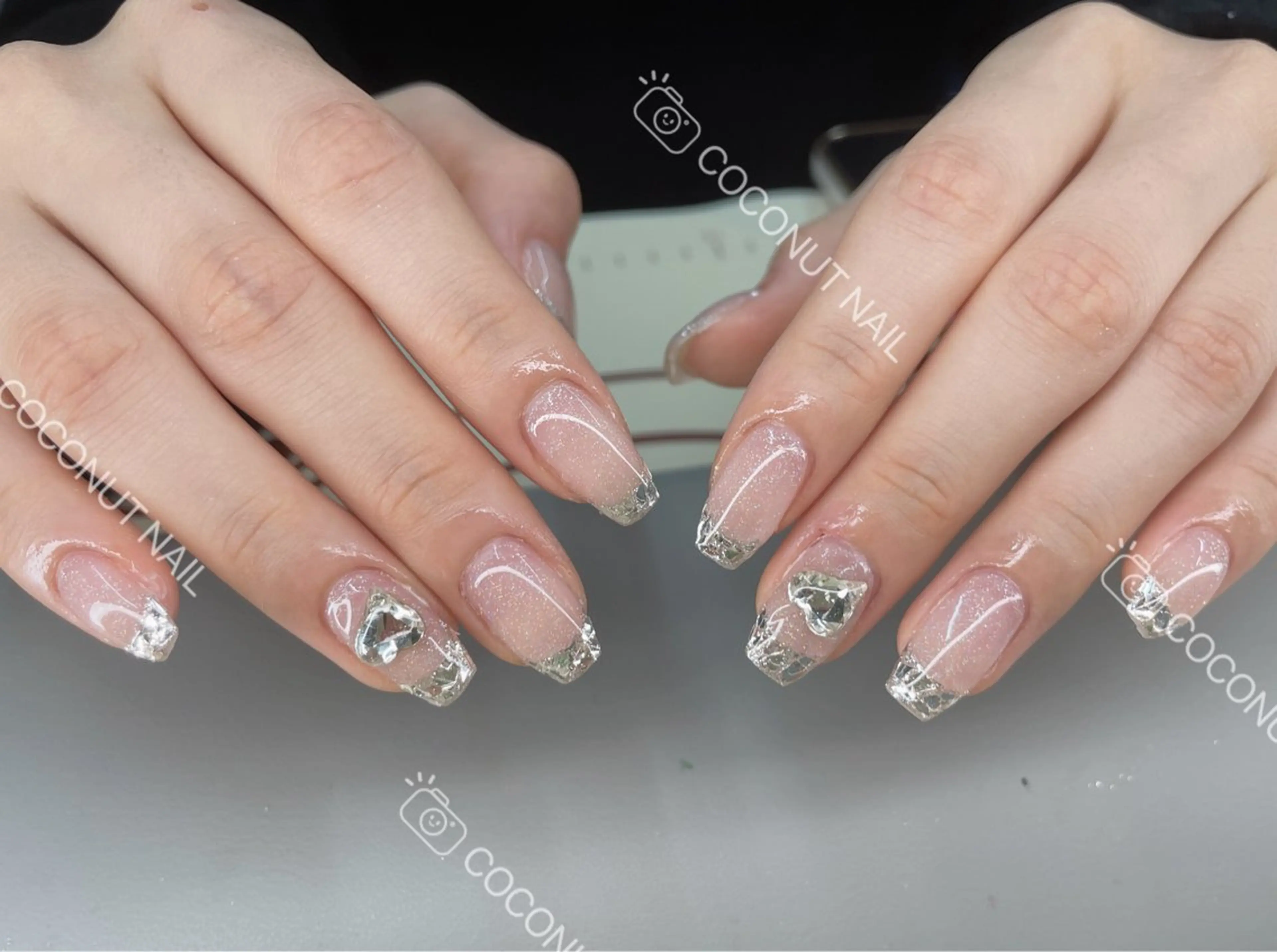 ネイル ハンドネイル 神田 ココナッツのネイルデザイン