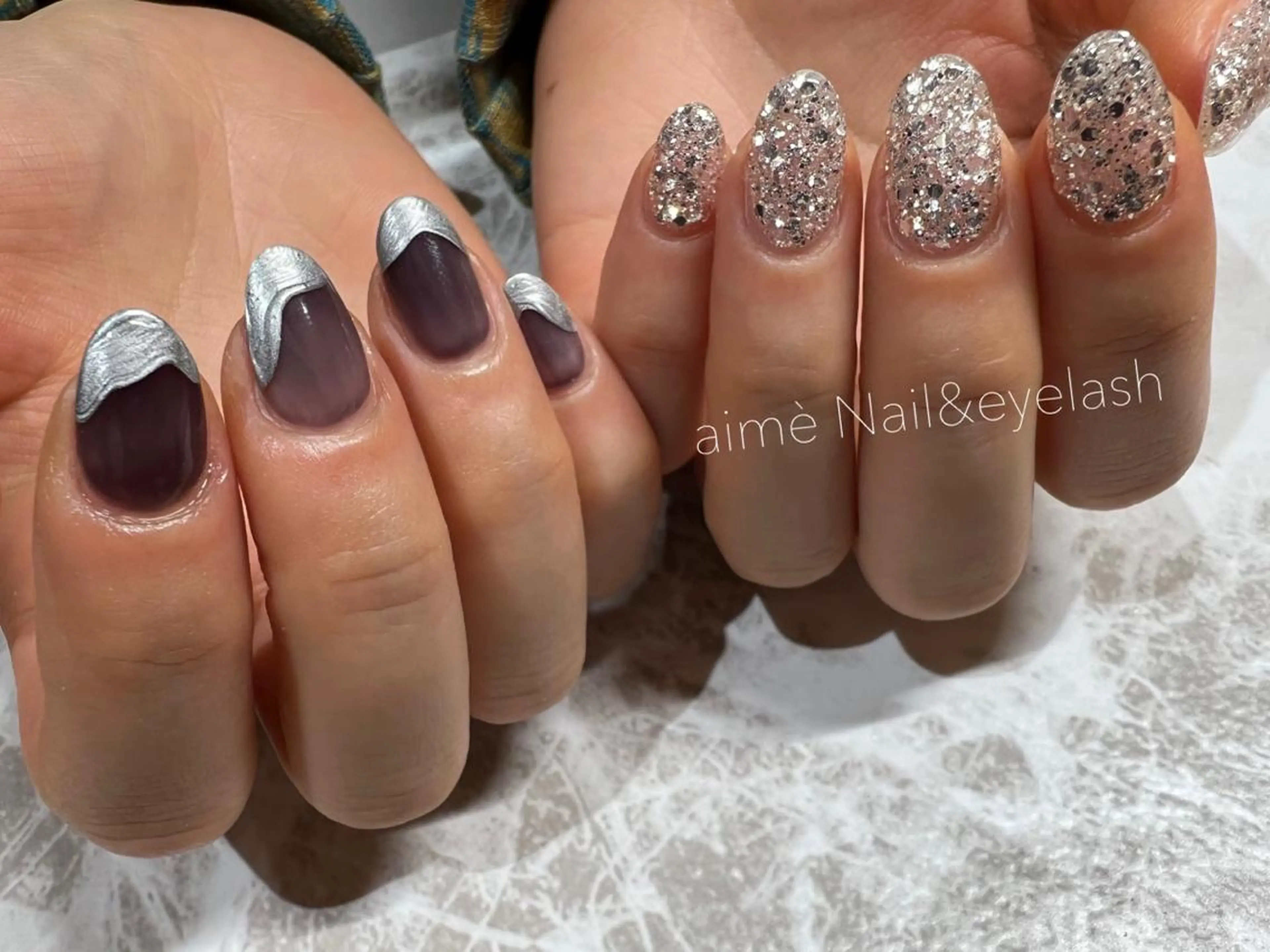 ネイル aime 中崎町のネイルデザイン