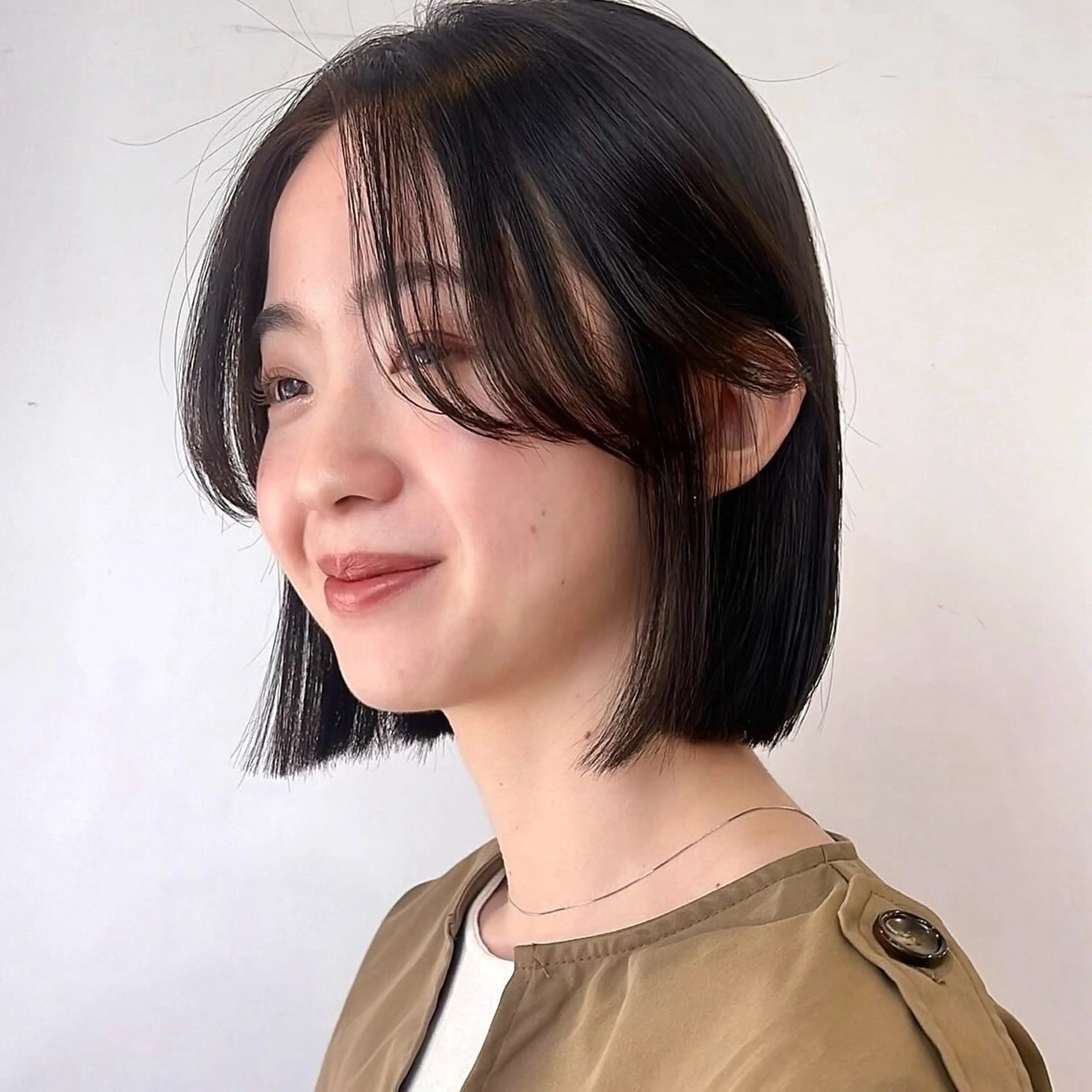 ミディアム カラー 🌱小顔ヘア/ボブ ミディアム/双葉🌱のヘアスタイル