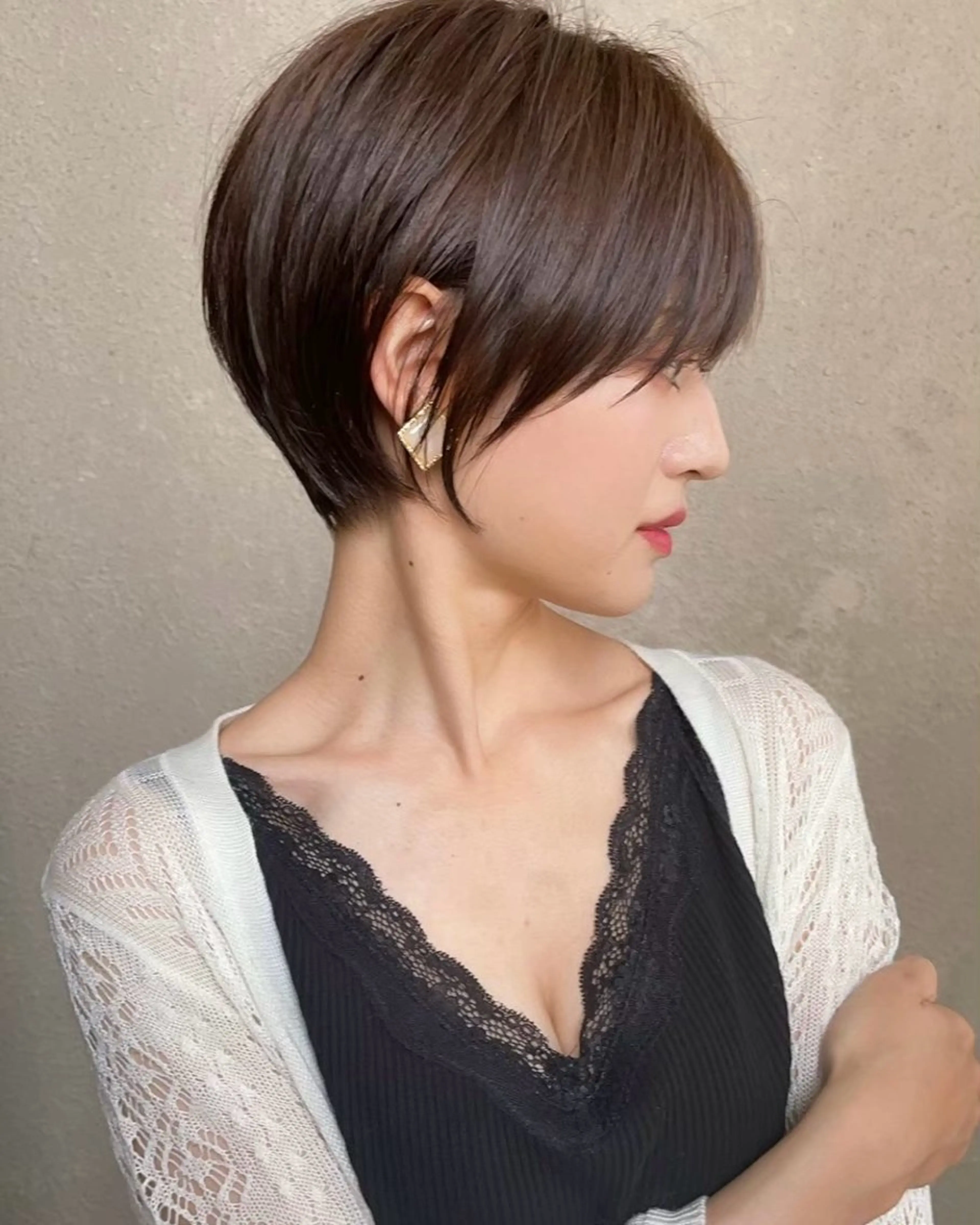 ショート カラー パーマ ショートヘア 平川 一真のヘアスタイル