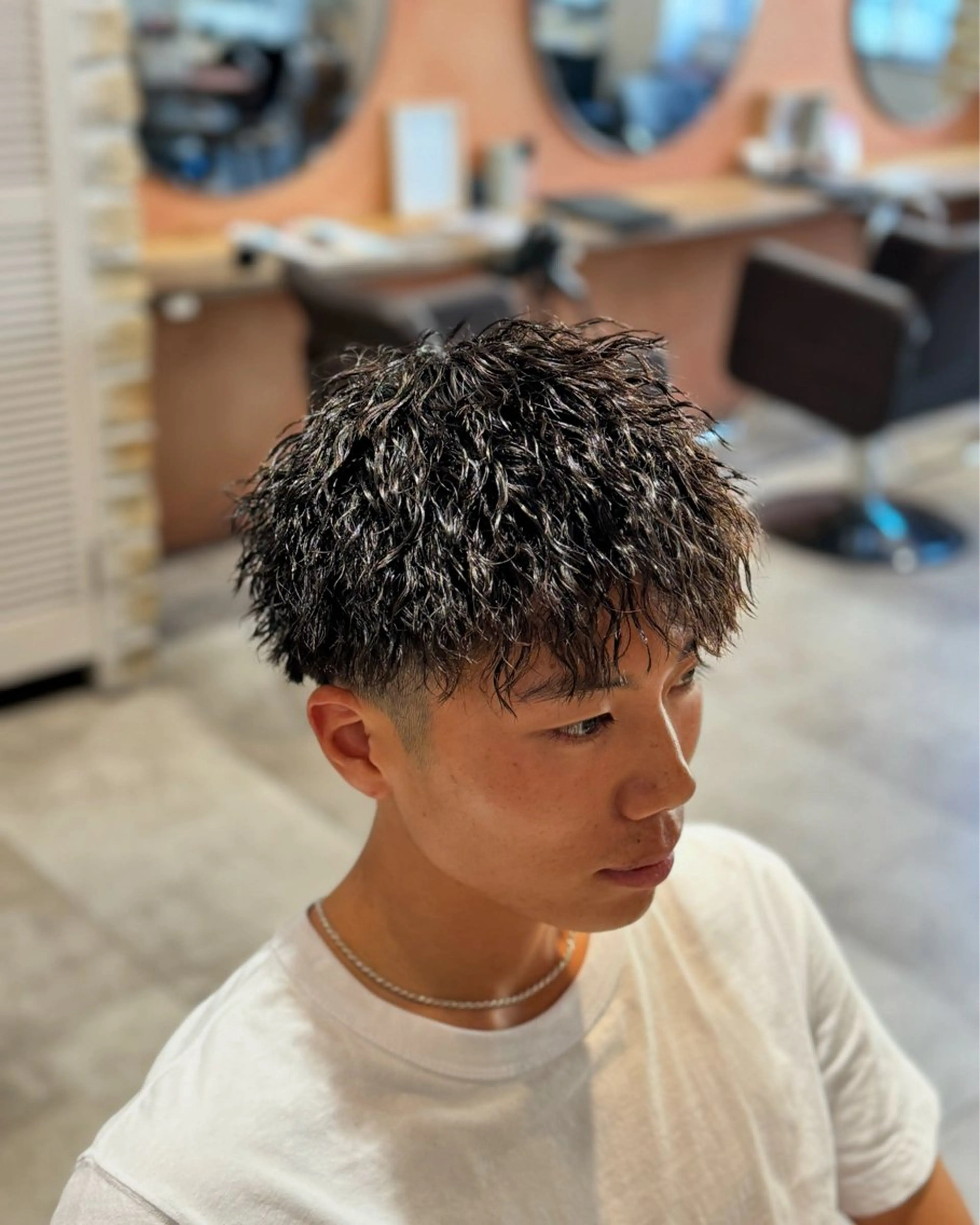 ショート カット パーマ メンズ特化 TAKUYAのヘアスタイル