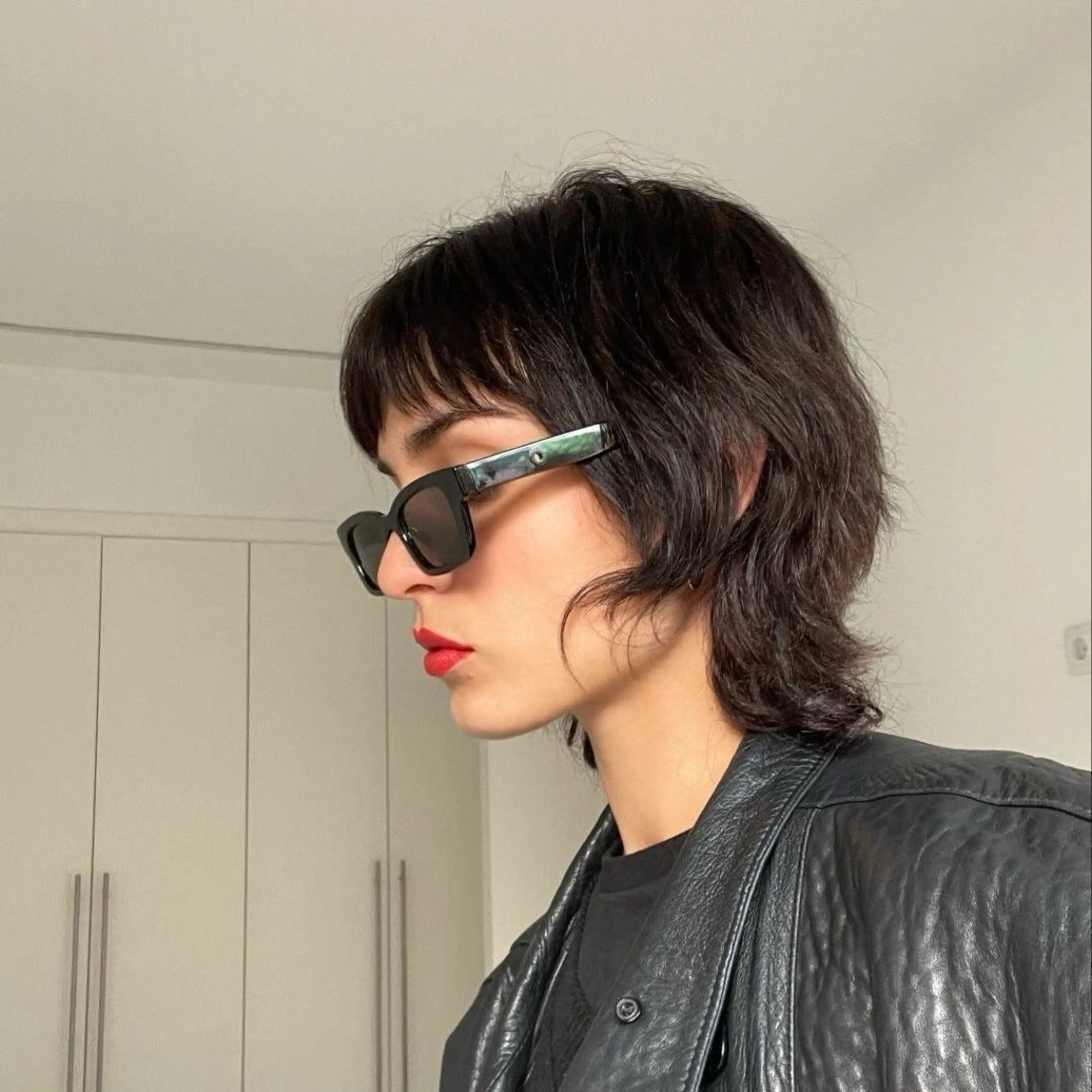 ミディアム ウルフカット 暖色/パーマ 🌼クニトウメイのヘアスタイル