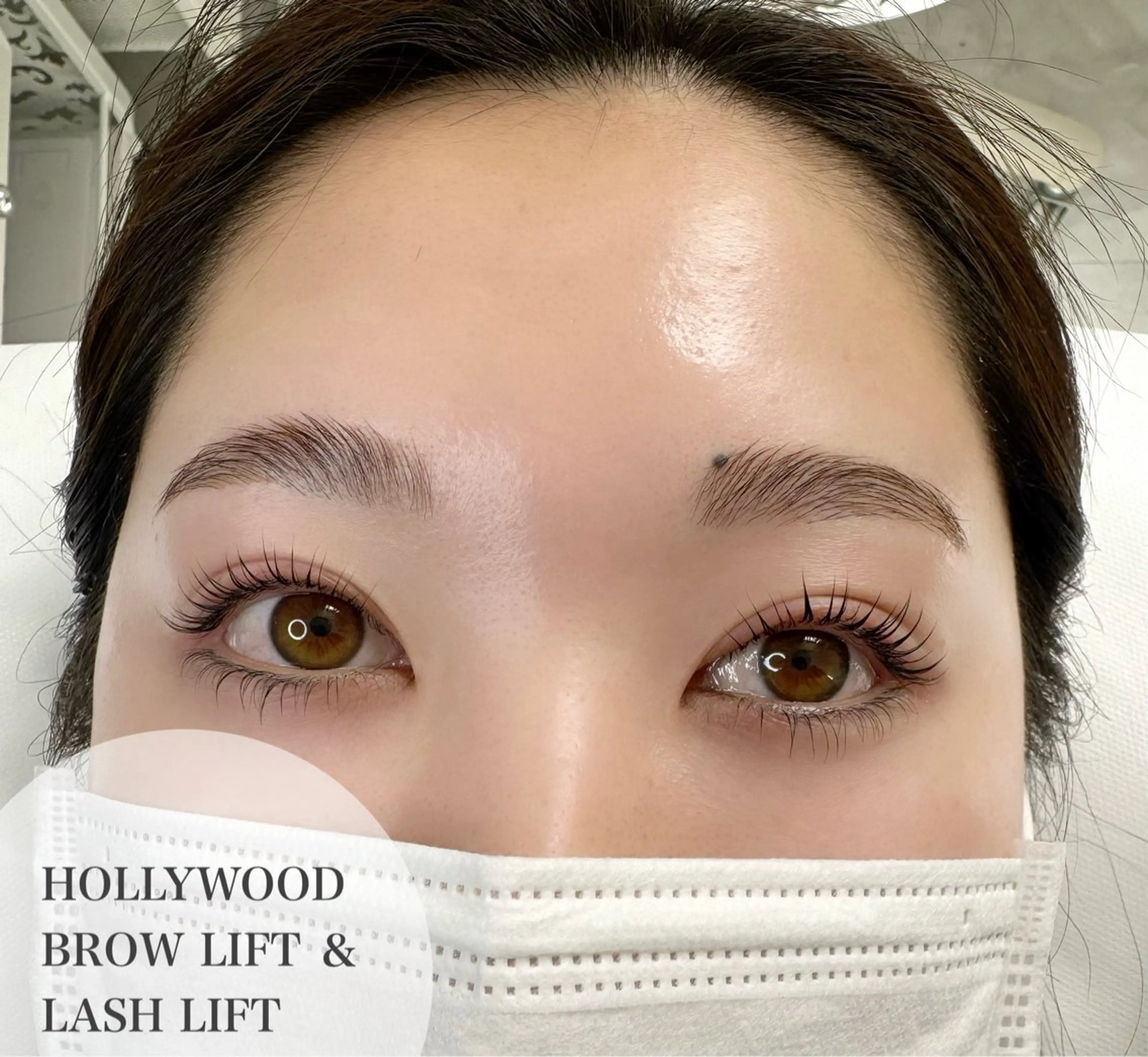 【同時施術】パリジェンヌラッシュリフト👀💕＋ハリウッドブロウリフト🇺🇸🗽￥14000▶︎▷¥8400の写真