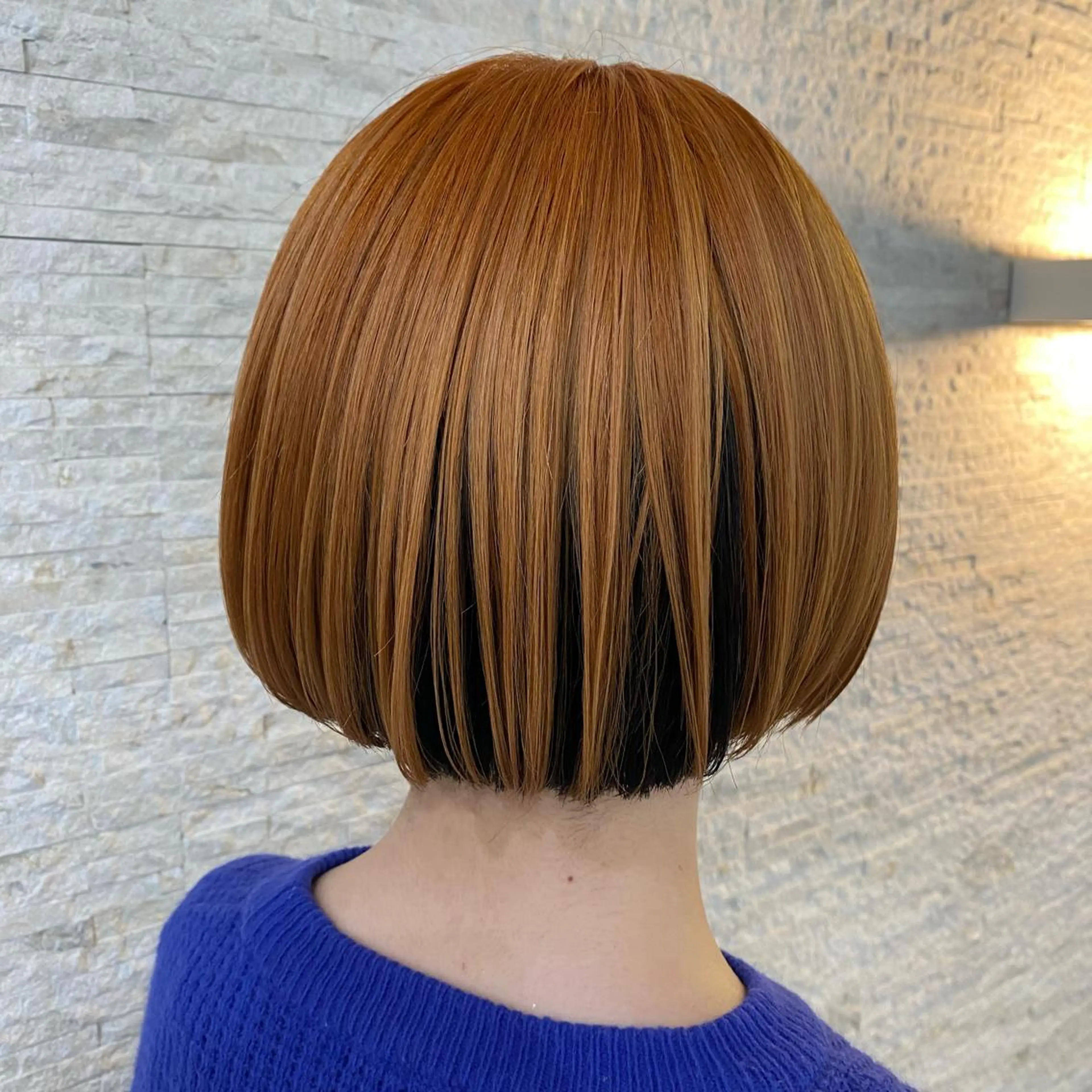 ショート カラー ブリーチ ダブルカラー インナーカラー オレンジ Agu hair TENOE大宮氷川参道店所属・☀️透明感艶感カラー 増田魁土☀️のヘアスタイル