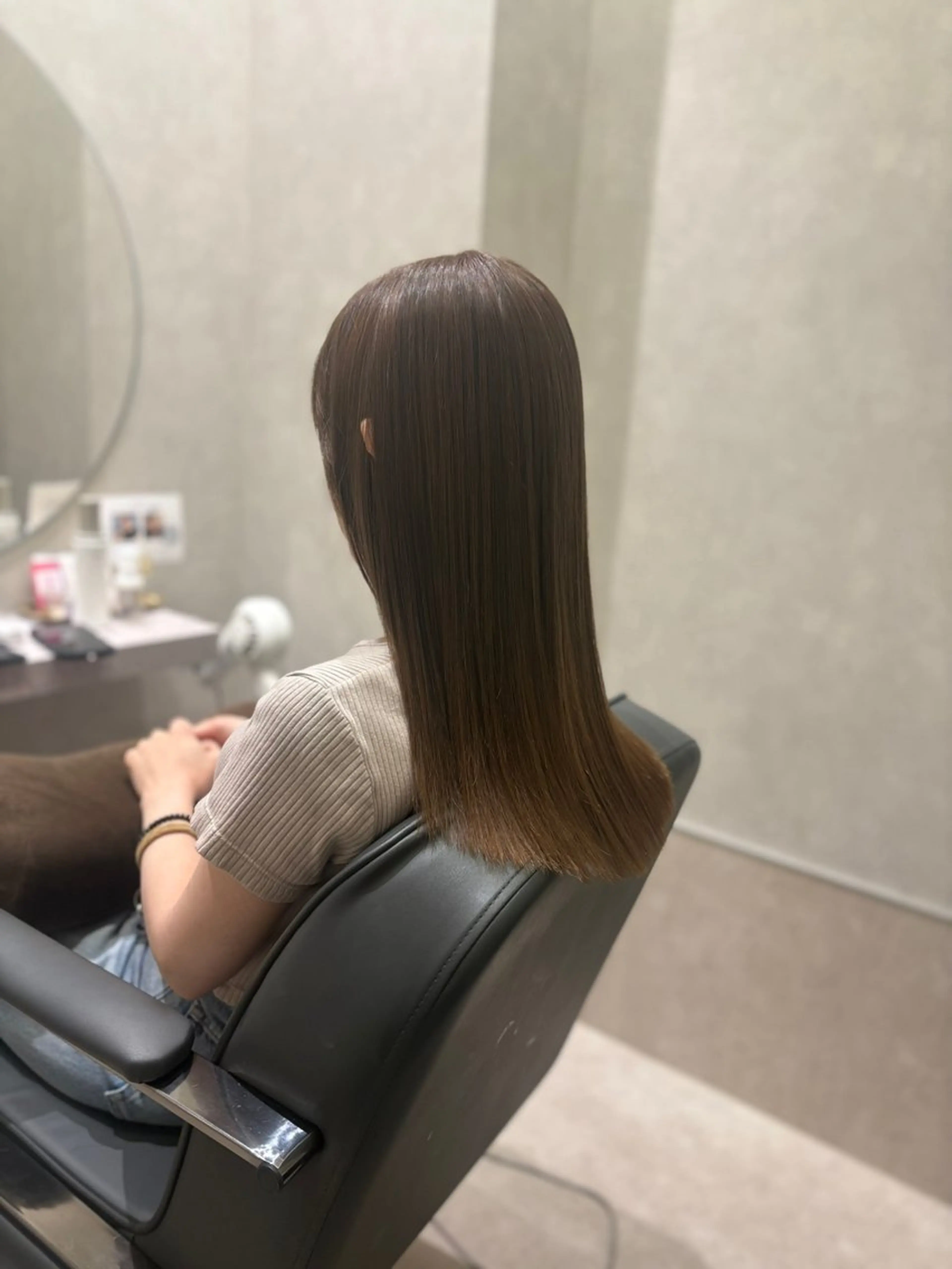 セミロング カット ヘアカラー トリートメント ヘッドスパ 勝利/韓国 /透明感のヘアスタイル