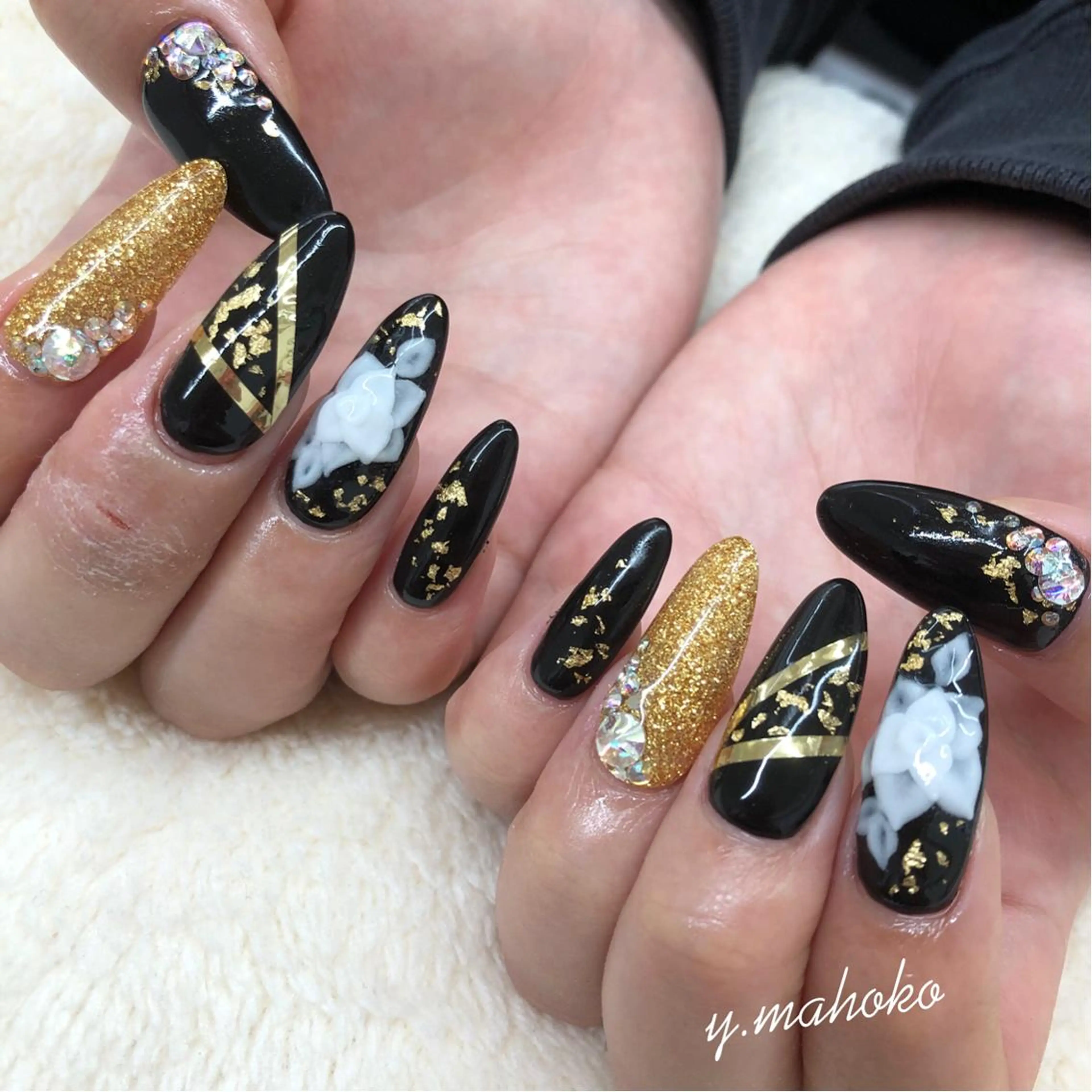 ネイル ハンドネイル She nail studio 原宿所属・パラジェル有/ スカルプ/mahoのネイルデザイン
