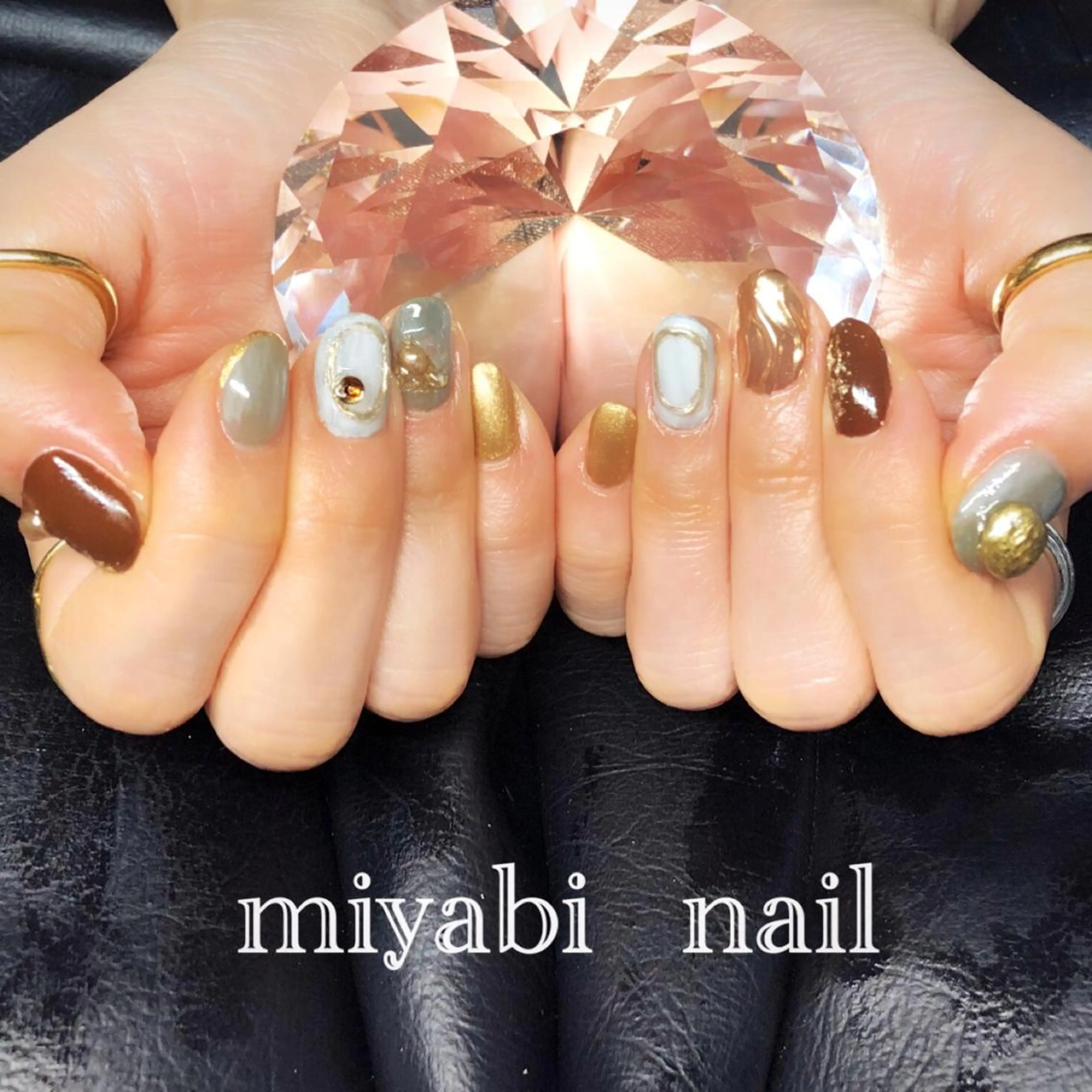 《キャンペーン》アート10本 B 華やかコース（ストーン・スタッズ）持ち込みOK  丁寧なケア＆フィルイン込み　保湿付きの写真