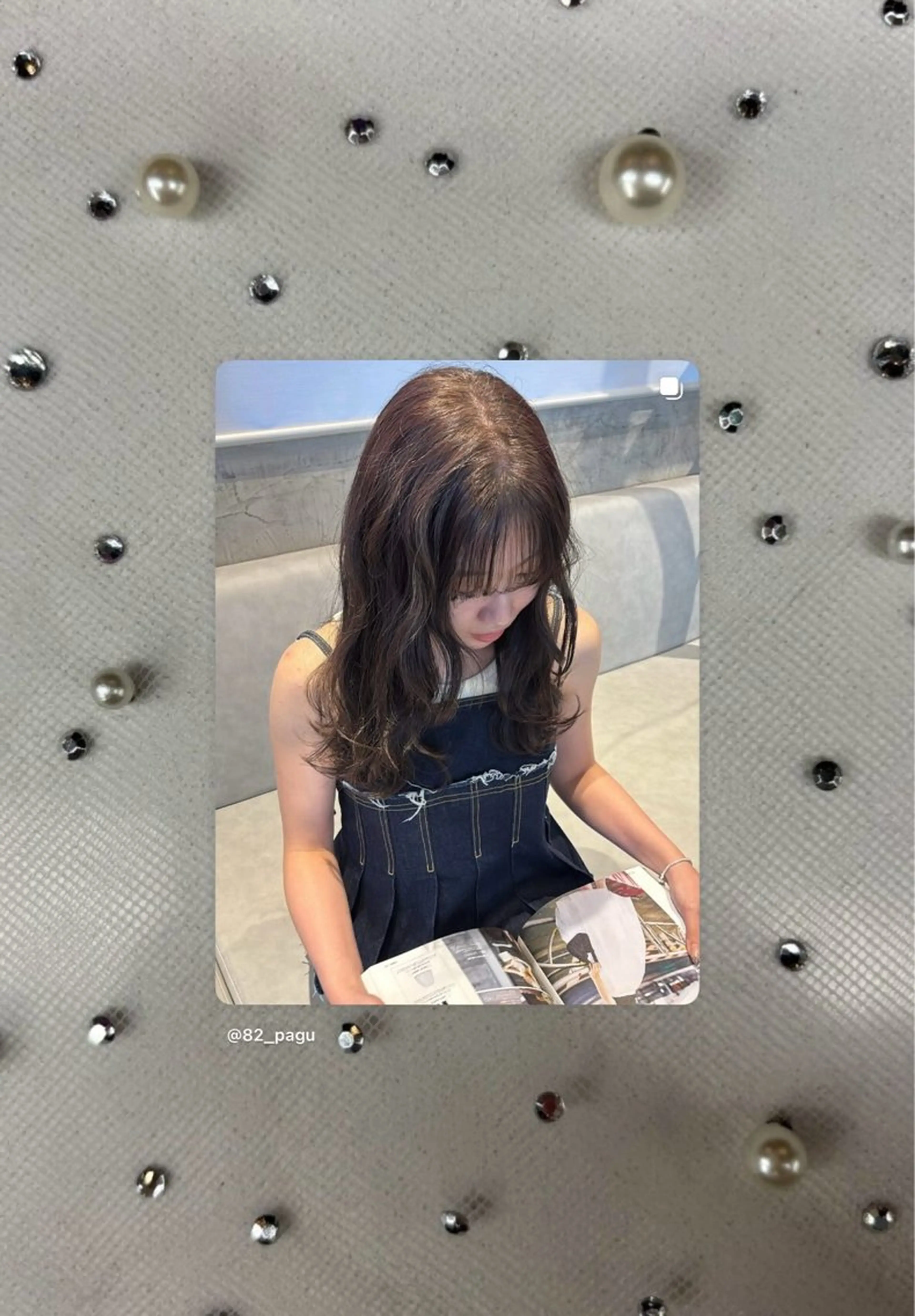 ロング KIZUKI所属・大泊 来寧のヘアスタイル