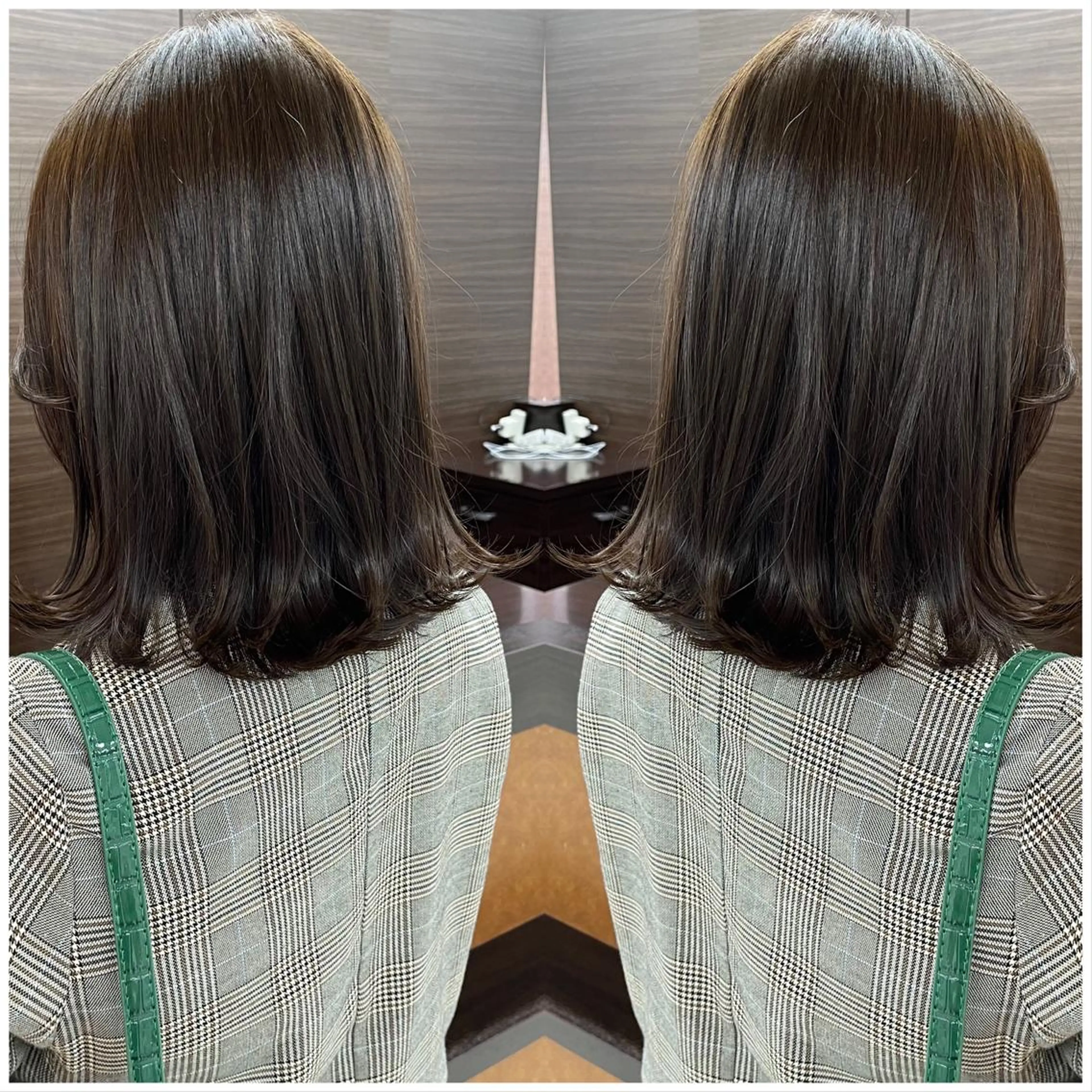 ショート カラー ベージュカラー 透明感カラー オリーブベージュ 外ハネヘア カット ヘアカラー トリートメント BOOTH share salon所属・ハタケヤマヨシキ ／BOOTHのヘアスタイル