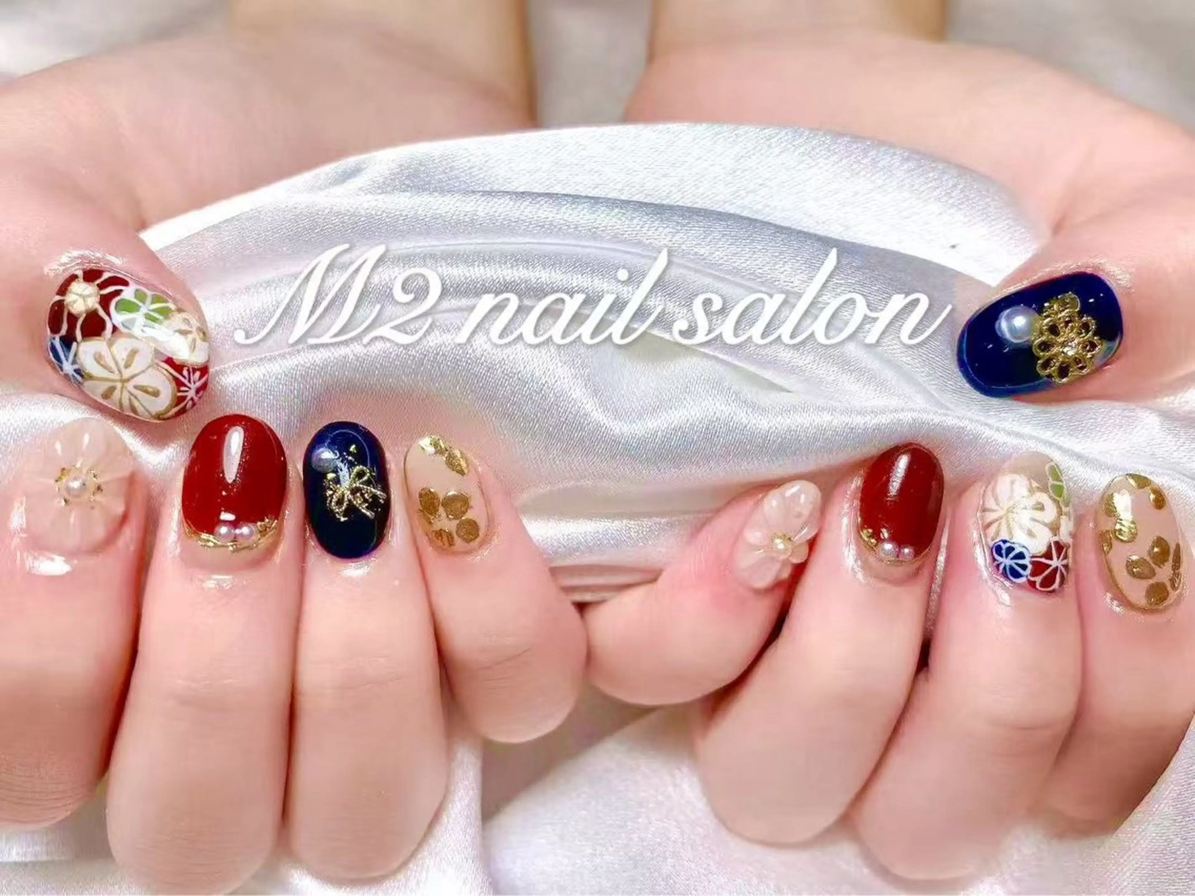 ネイル ハンドネイル 長さだし専門店 M2　rikaのネイルデザイン