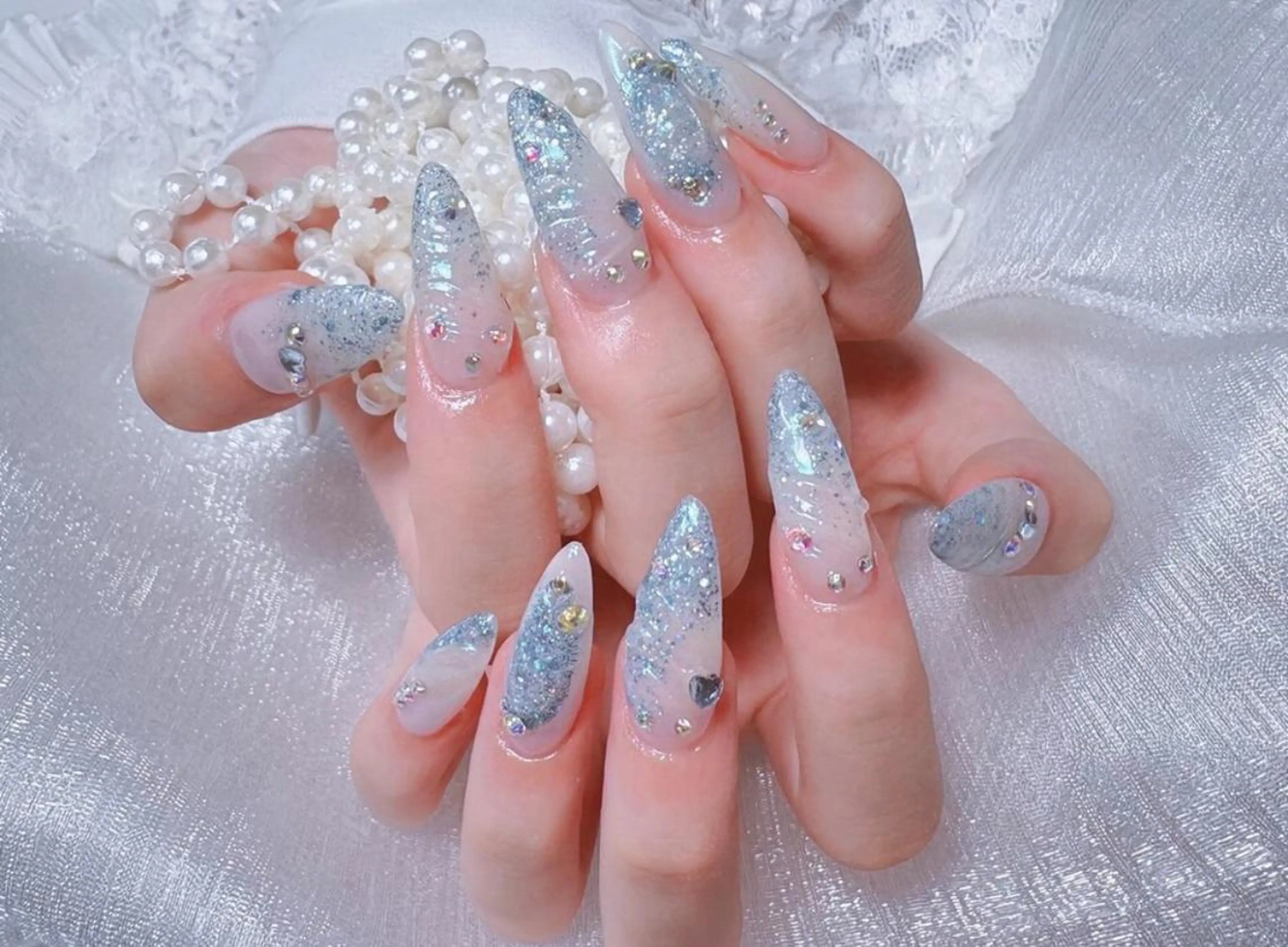 🦋チップ長さだし　120分持ち込みデザインの写真