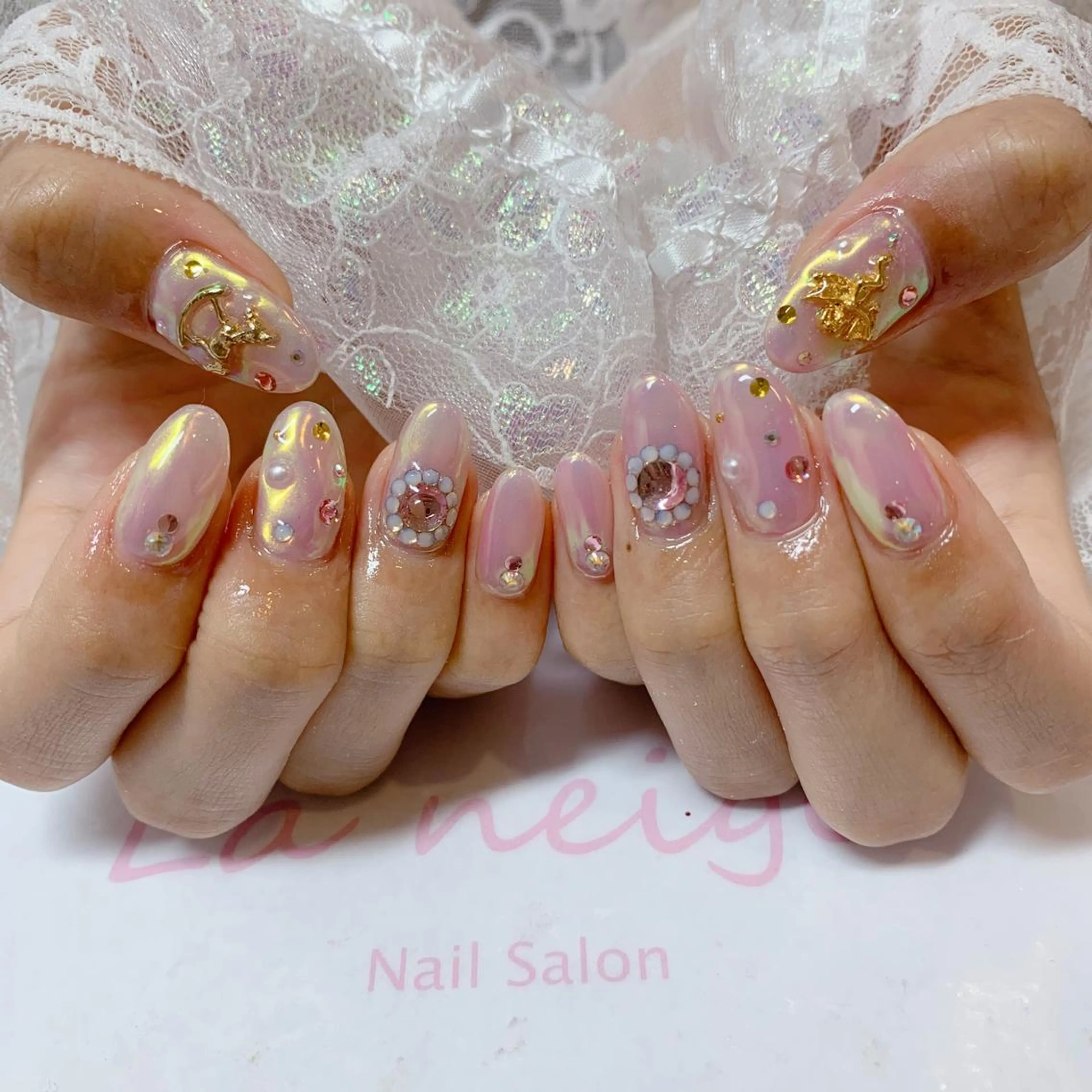 ネイル La neige* yuki 🥯🍑のネイルデザイン