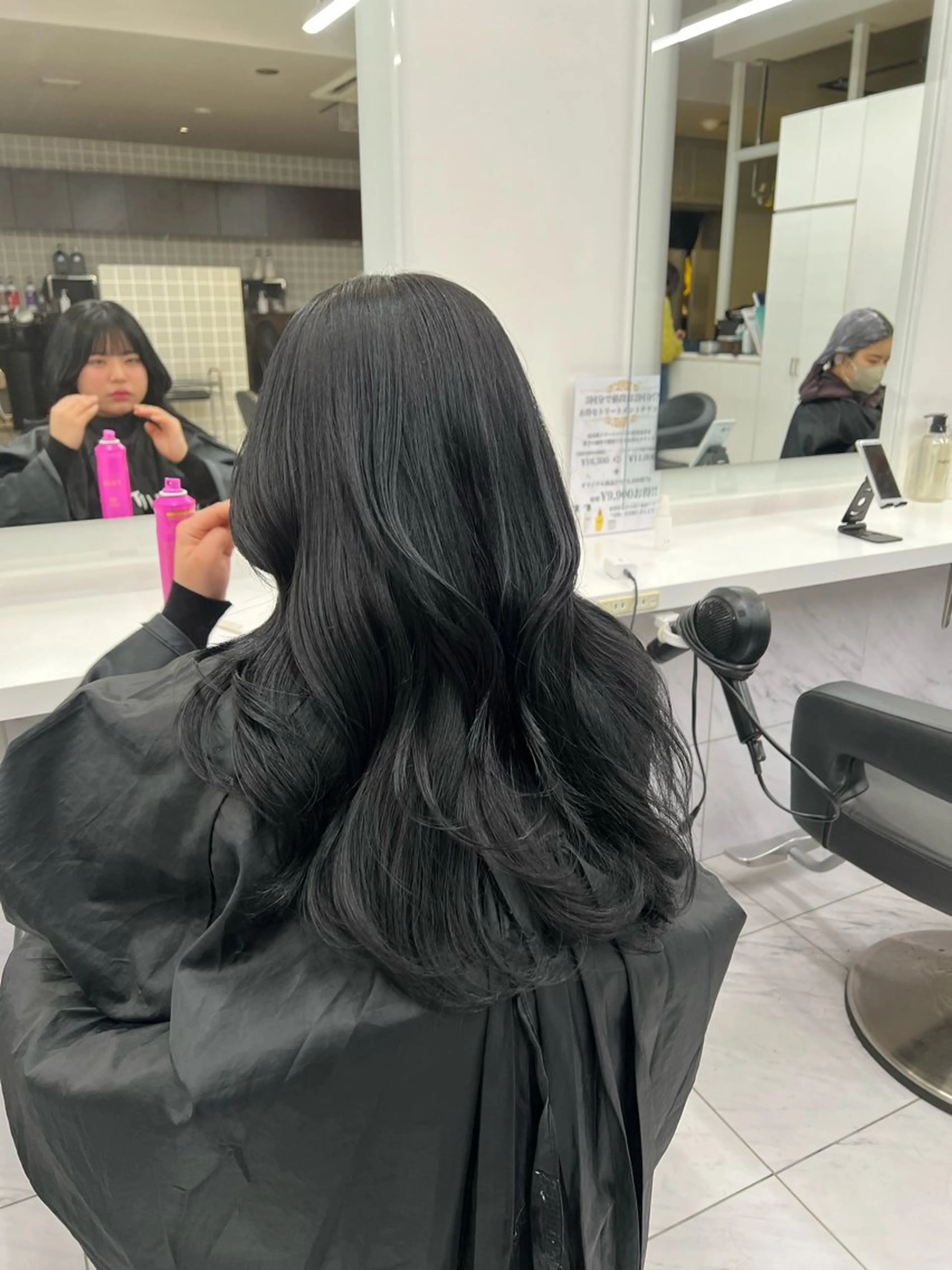 セミロング カラー カット ヘアカラー 韓国レイヤーカット /REIのヘアスタイル